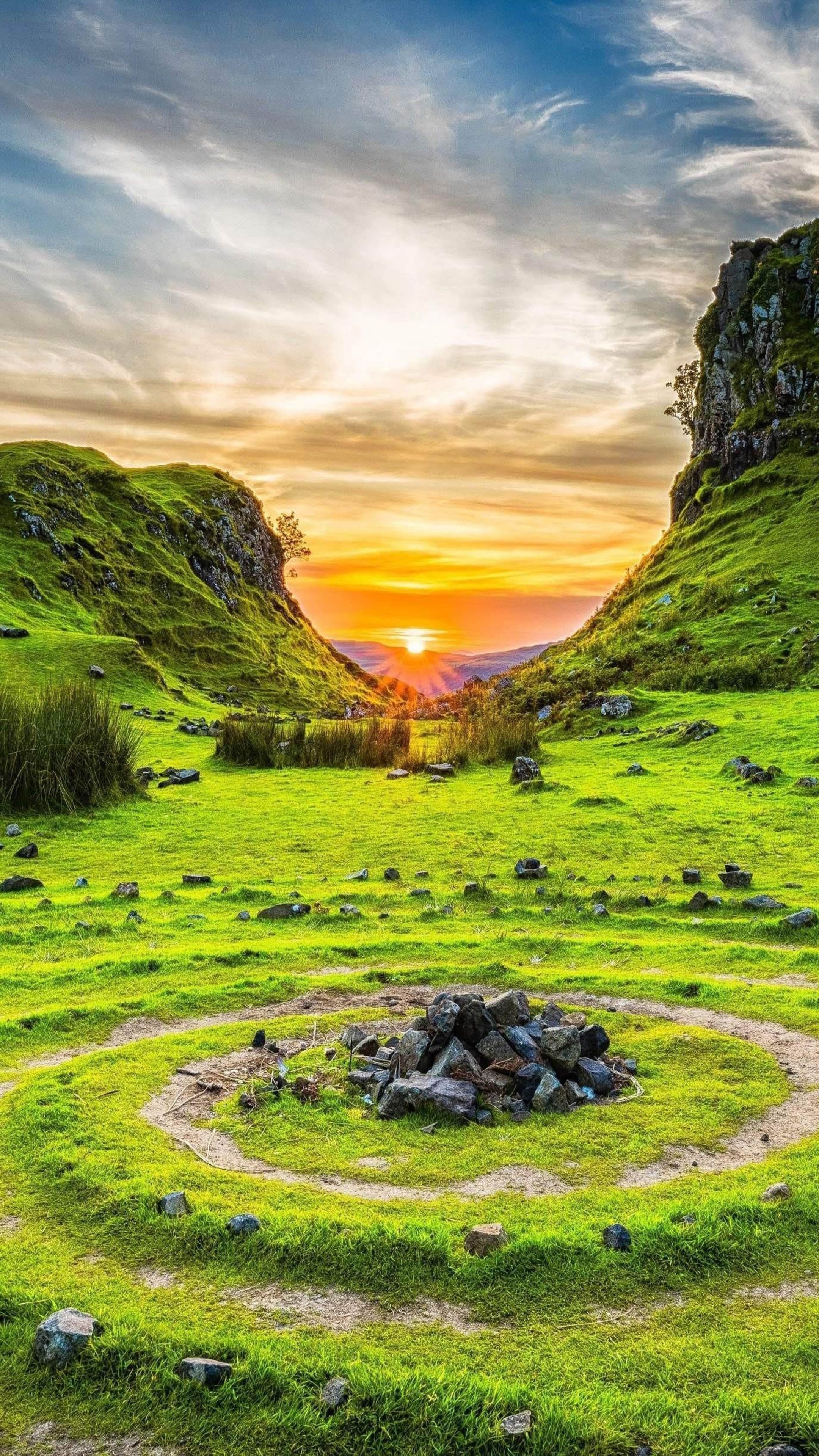Isle of Skye landscape, Scotland travels, 2160x3840 4K Phone