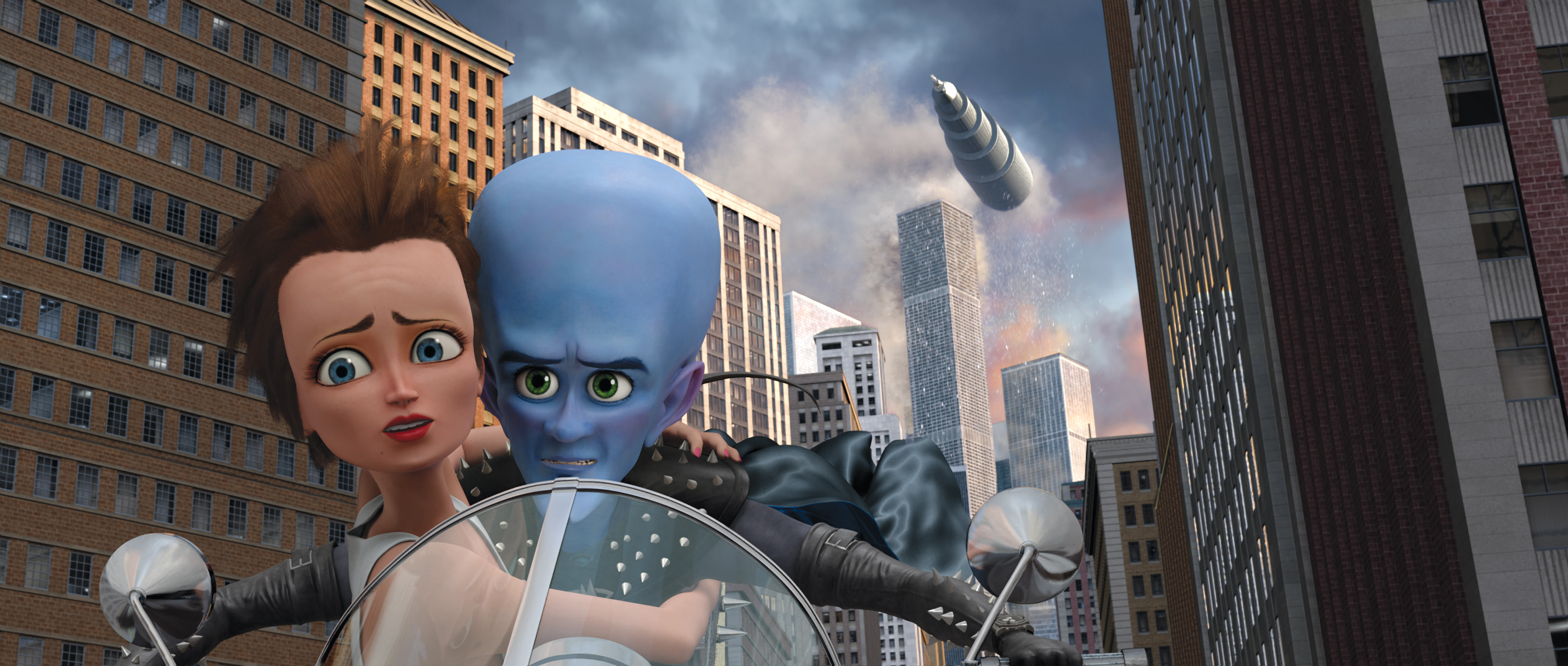 Intel's role in Megamind, Partnership with DreamWorks, Technological advancements, Movie tie-in, 3000x1280 Dual Screen Desktop