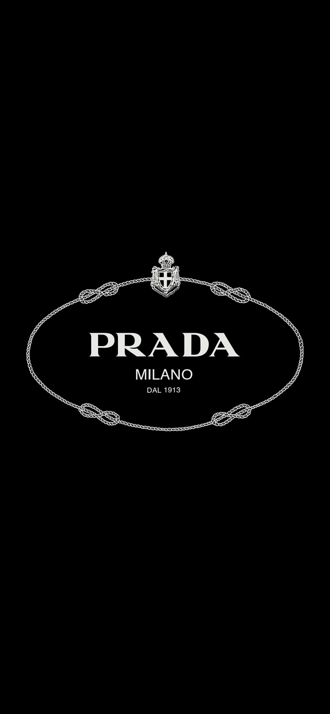 Prada: A publicly traded company, Design, manufacture and retail of luxury goods. 1130x2440 HD Background.