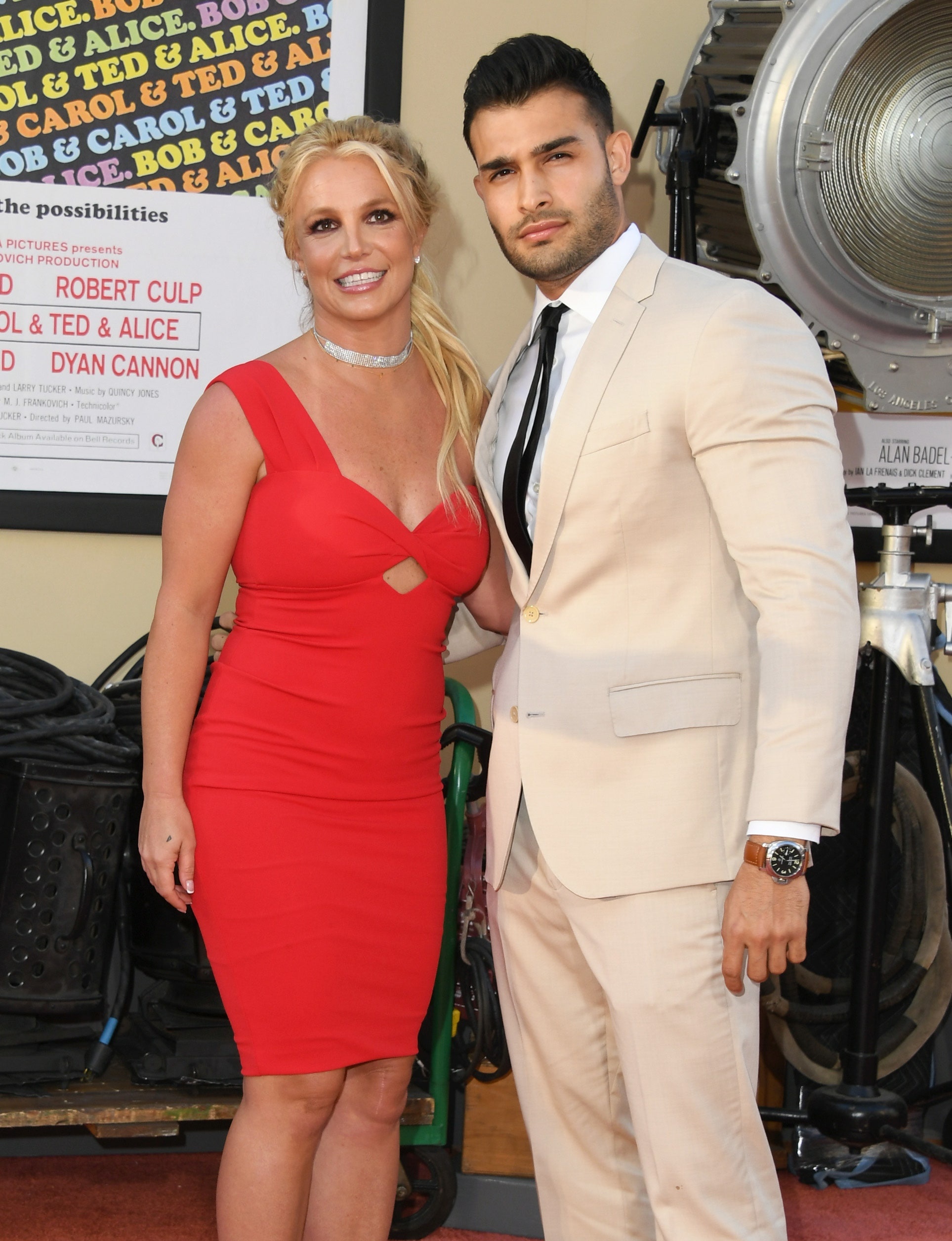 Sam Asghar and Britney Spears: A generational icon and her husband, Celebrities. 1930x2520 HD Background.