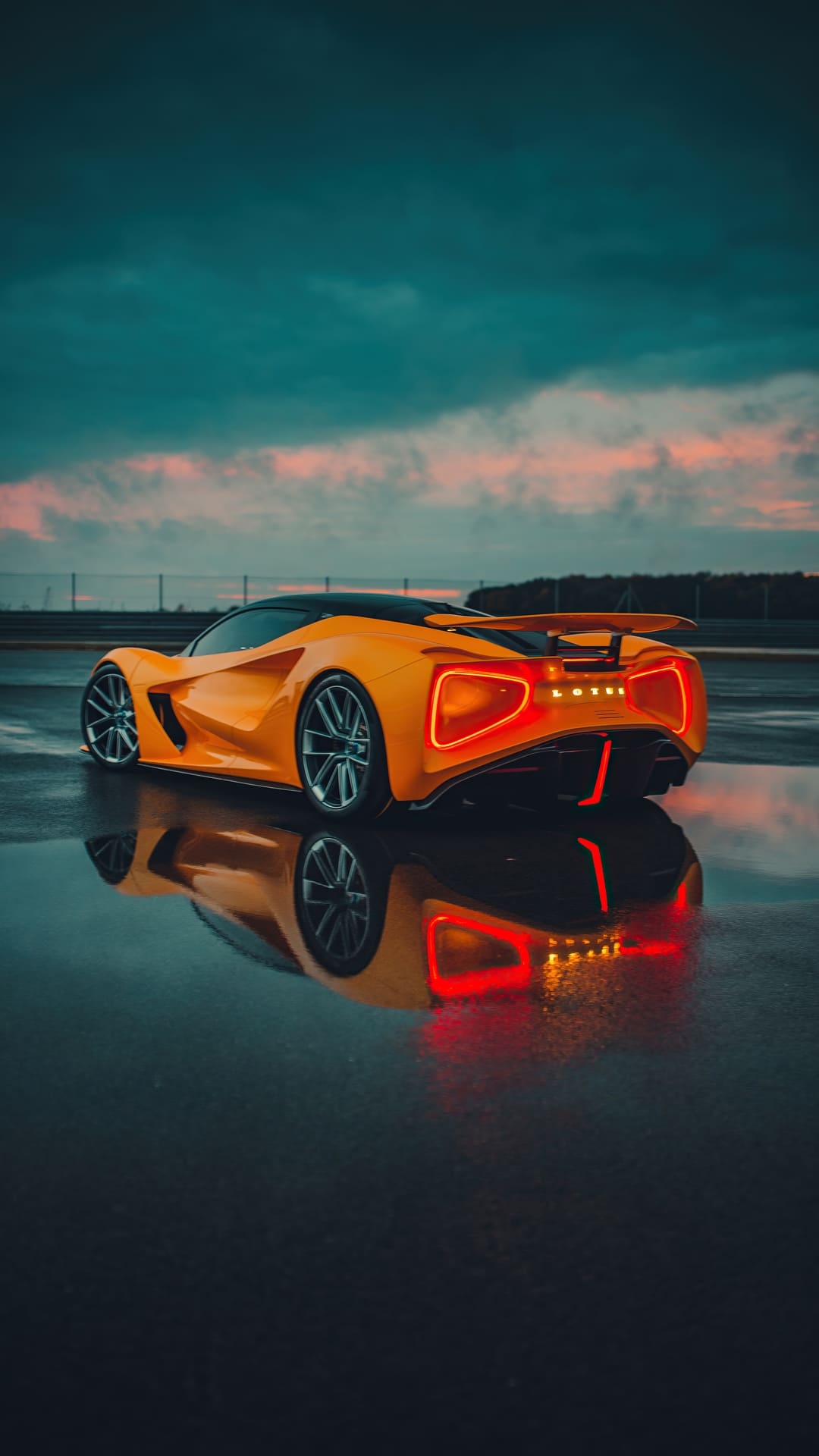 Sports Car: Advanced traction control systems, Lotus Evija. 1080x1920 Full HD Background.