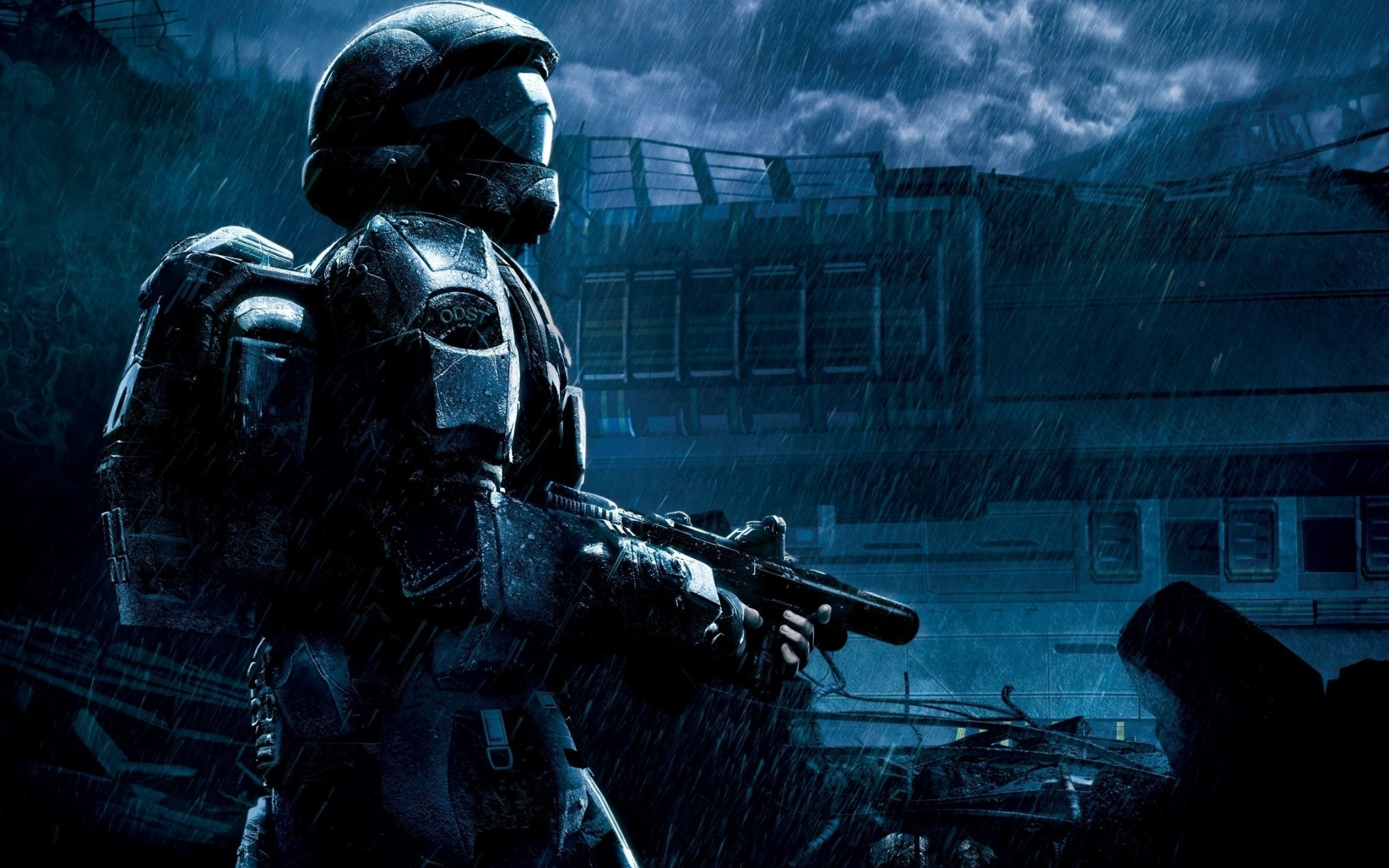 Halo 3: ODST, Top free background, Halo-themed wallpapers, Gaming visuals, 2560x1600 HD Desktop