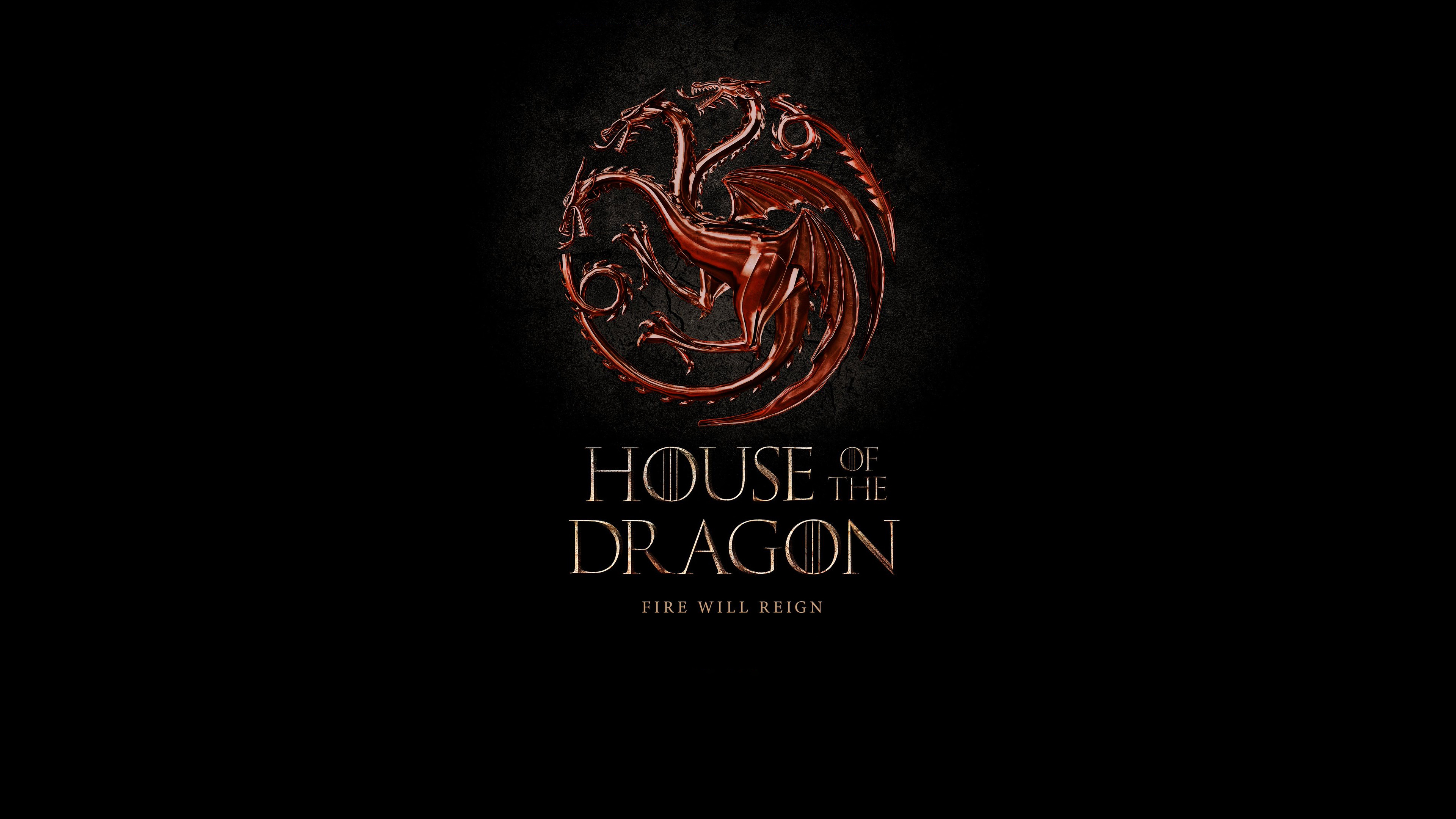 House Targaryen, 4K Ultra HD wallpaper, Epic visuals, Dragon sigil, 3840x2160 4K Desktop