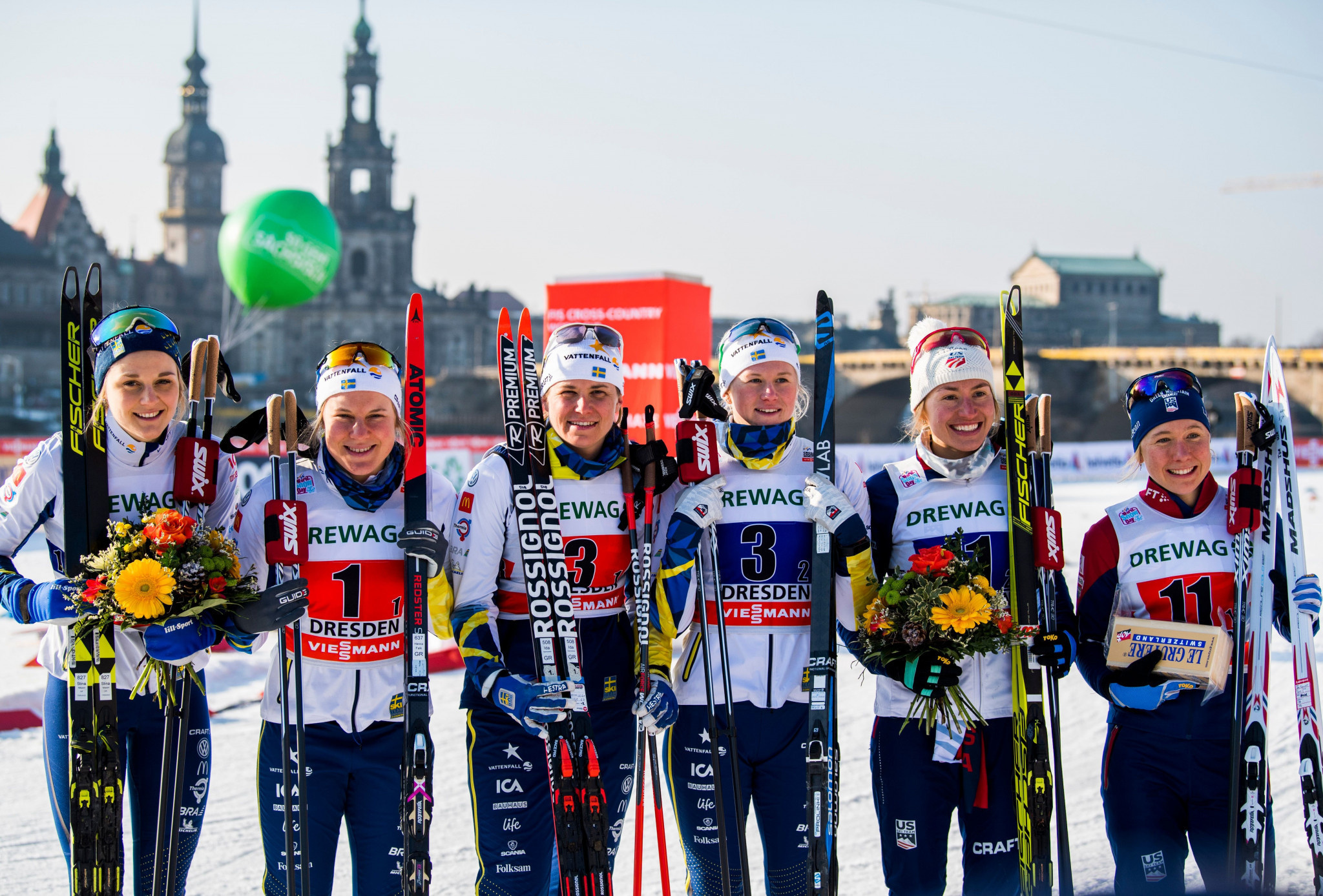 Maja Dahlqvist, Italy and Sweden victory, FIS cross country world cup, 2050x1390 HD Desktop
