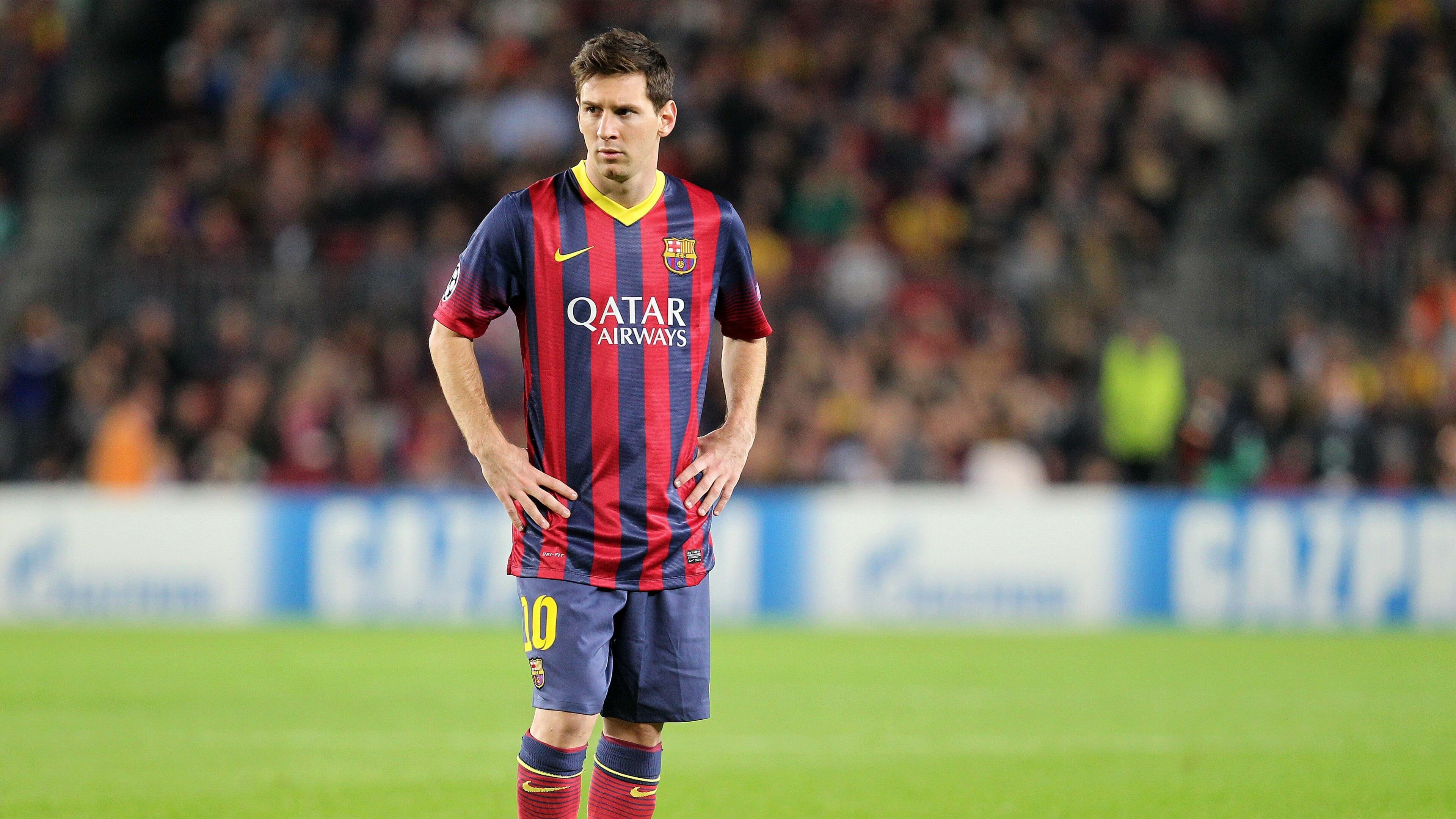 Lionel Messi, 4K wallpapers, HD backgrounds, Football greatness, 3840x2160 4K Desktop