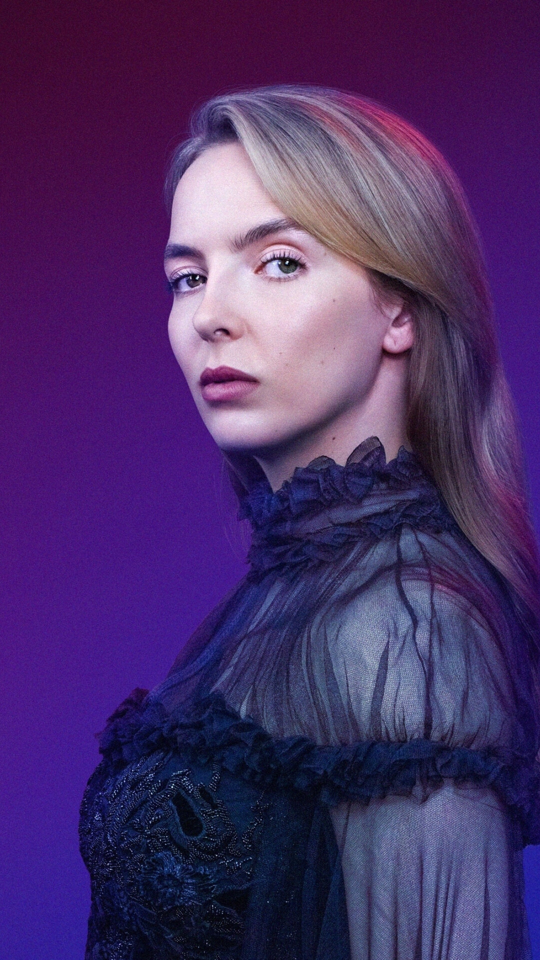 Killing Eve: Villanelle, portrayed by English actress Jodie Comer. 1080x1920 Full HD Wallpaper.