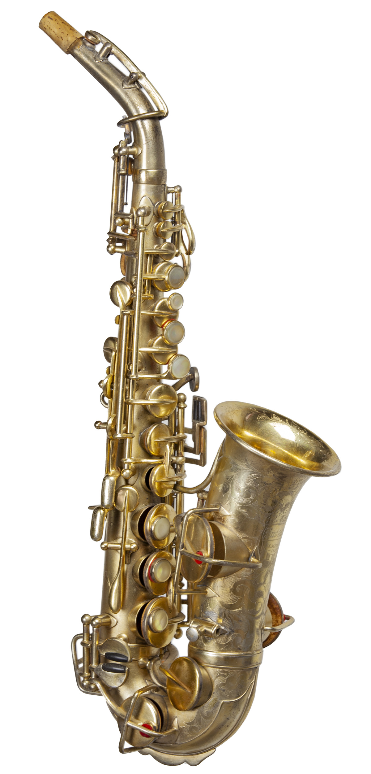 Saxophone: The Italian Saxophone Museum, One of a group of single-reed woodwind instruments. 1200x2500 HD Background.