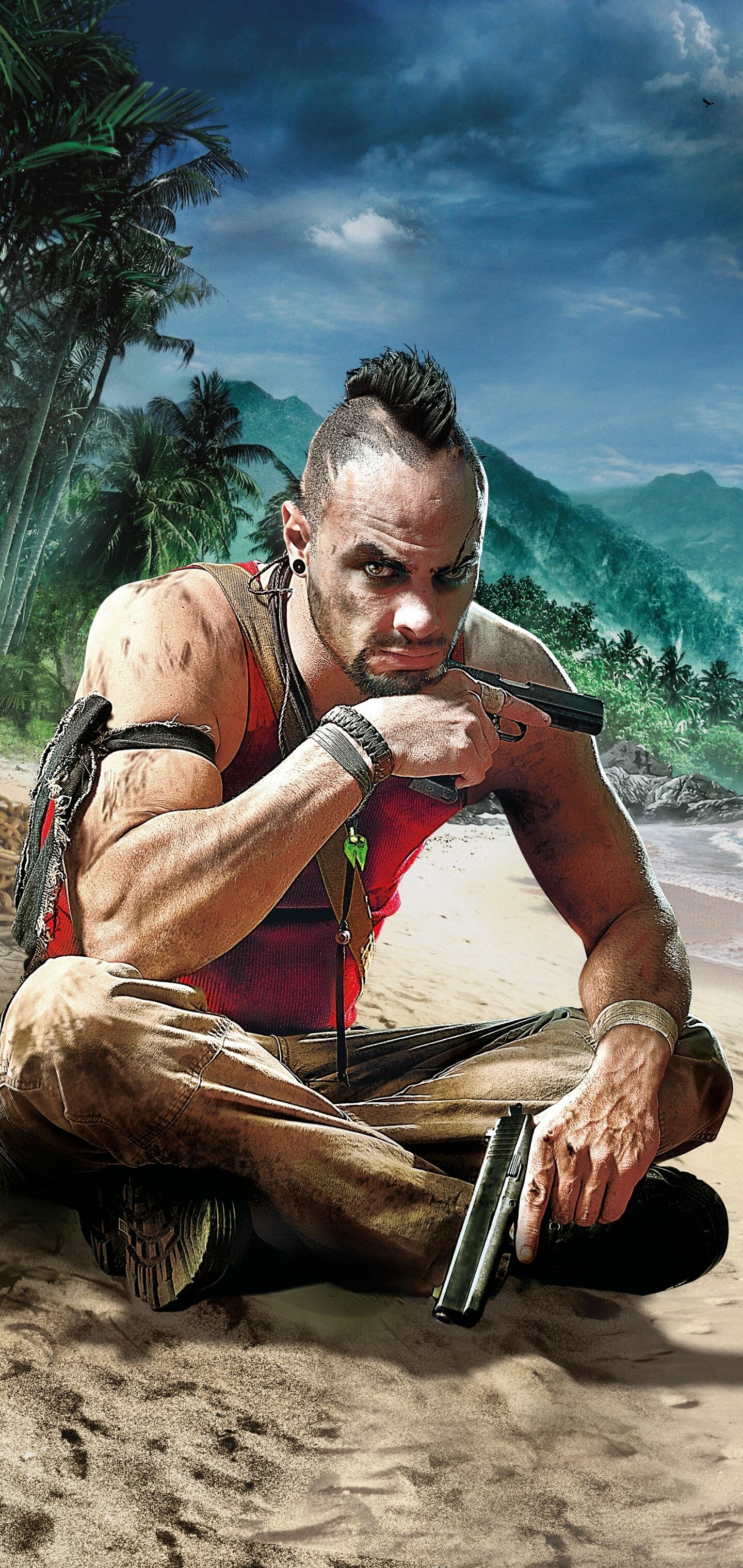 Far Cry 3: An open world first-person shooter set on an island. 1440x3040 HD Background.