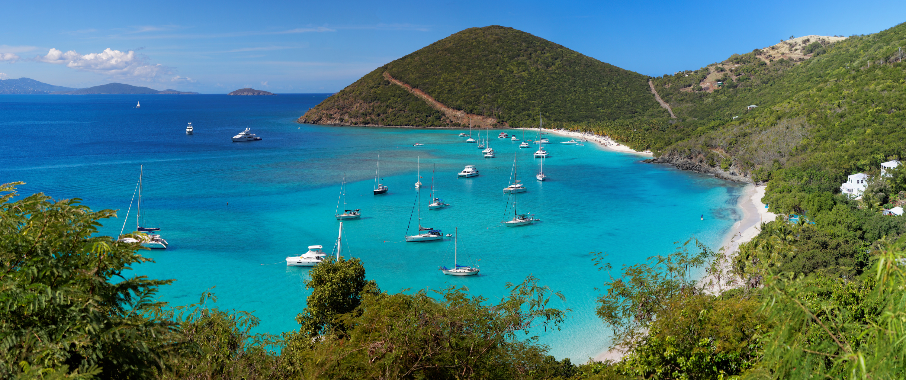 British Virgin Islands, Yacht charter, Sailing holidays, Caribbean paradise, 3000x1260 Dual Screen Desktop