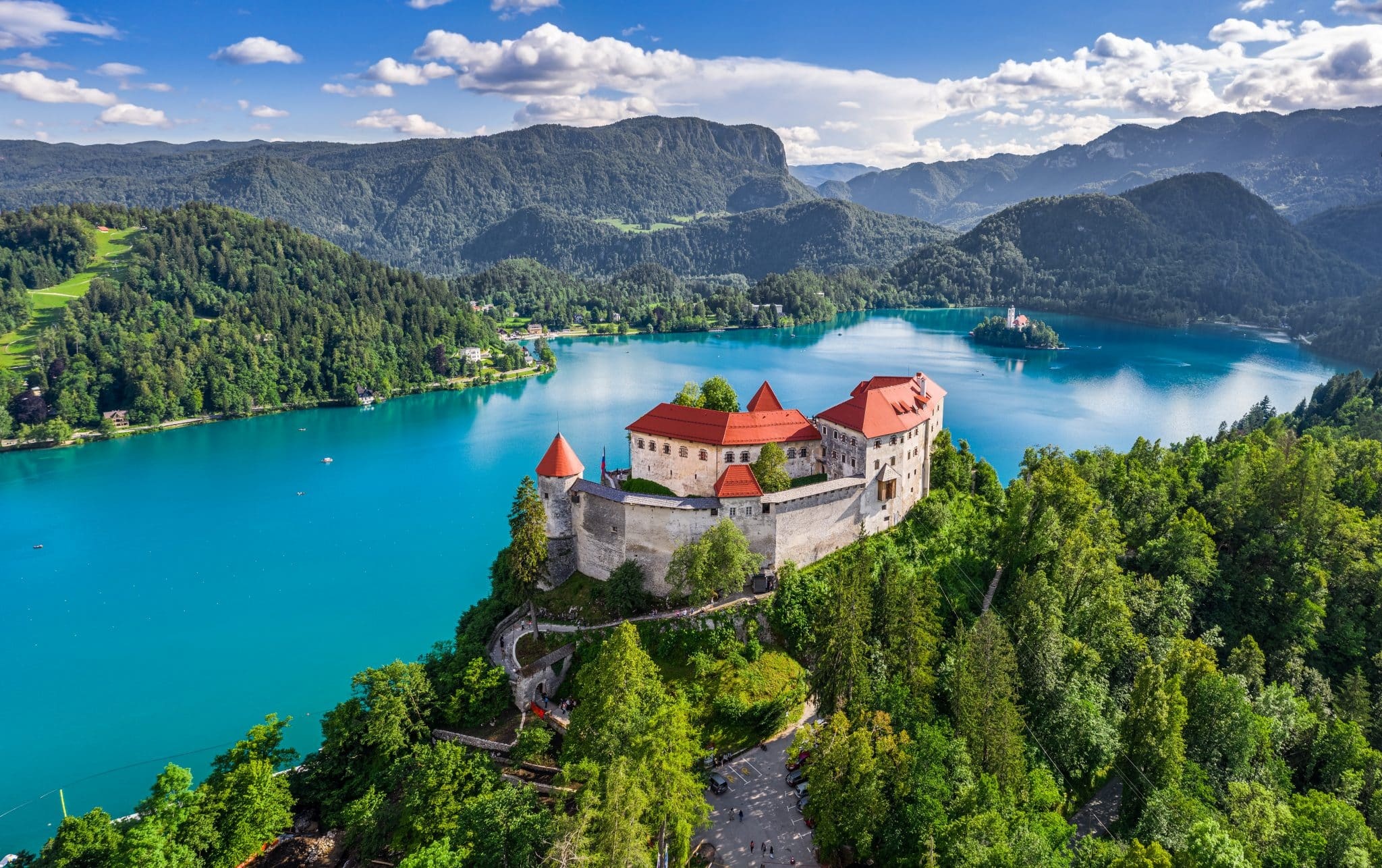 Lake Bled, Dream wedding destination, Castle romance, Lake Bled's allure, 2050x1290 HD Desktop