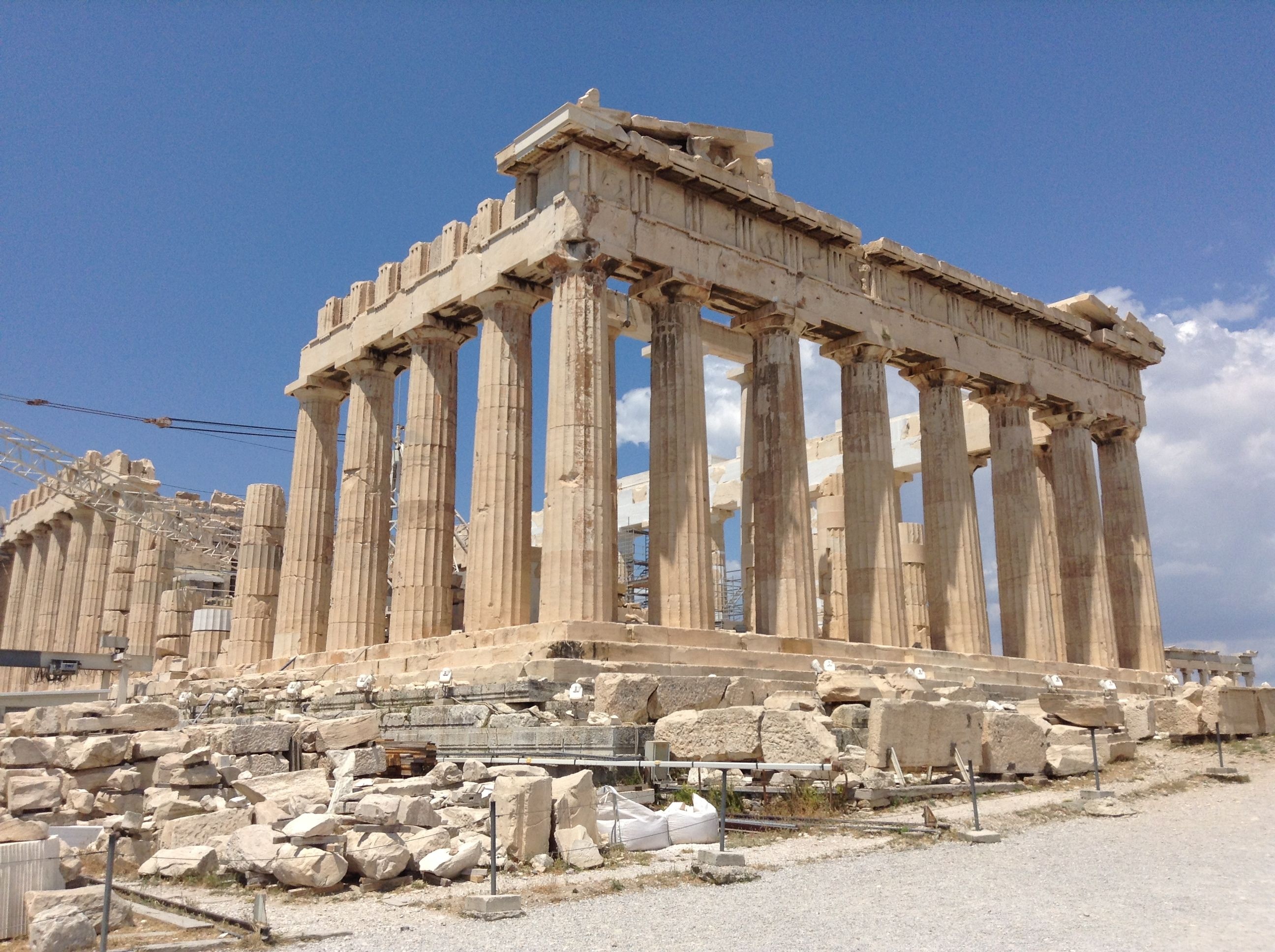 Front, Parthenon, Acropolis, Visiting Greece, 2600x1940 HD Desktop