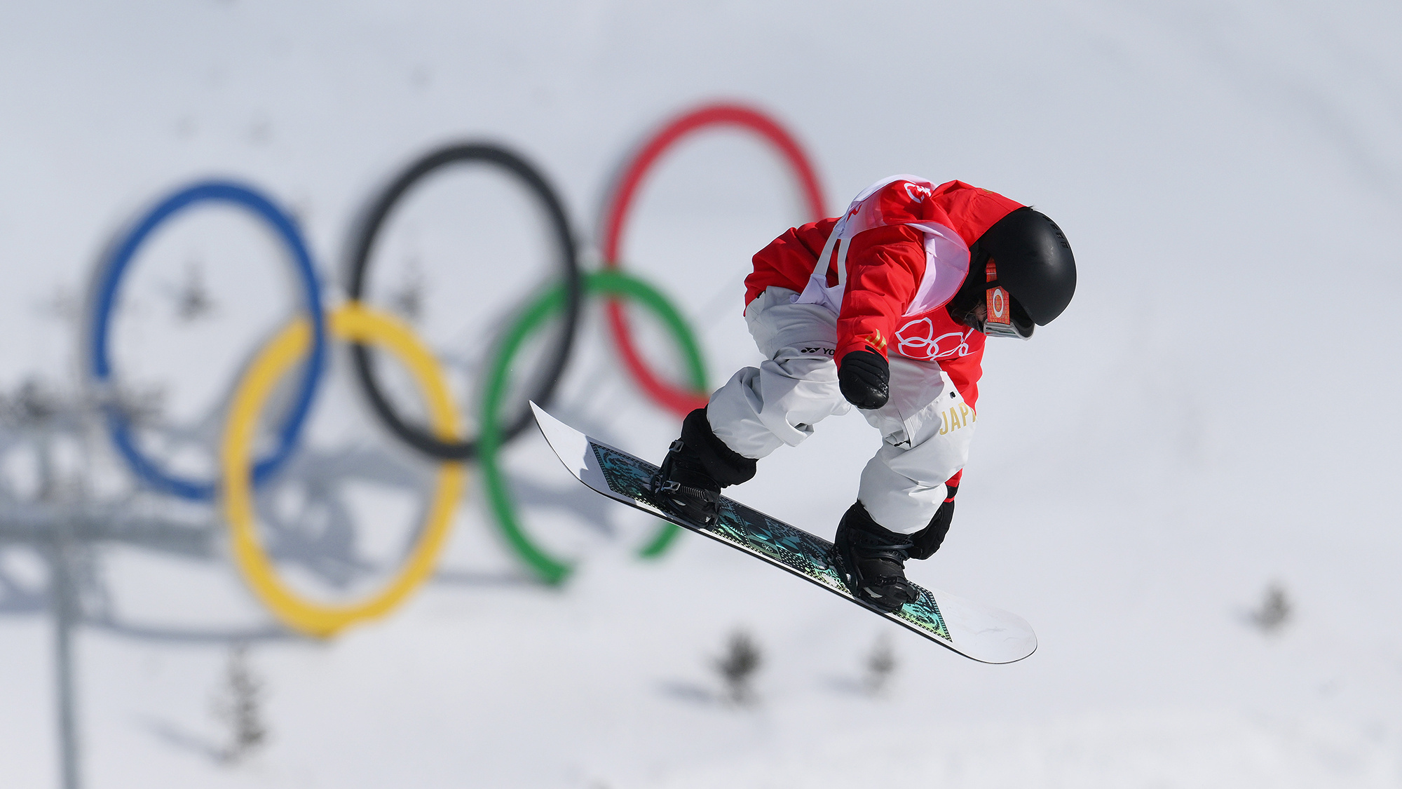 Snowboarding: International Snowboard Federation, The 2022 Winter Olympics, Beijing, China. 2000x1130 HD Background.