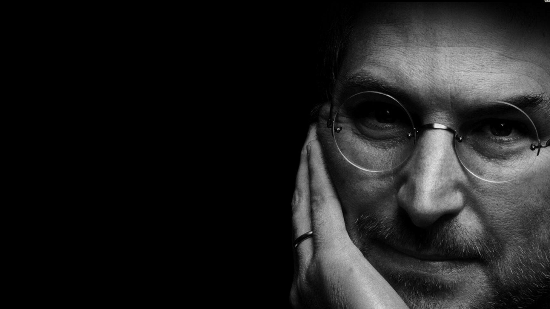 Steve Jobs: An American entrepreneur, Known for his brilliantly innovative mind, iPhone, iPad, Apple Watch, Mac. 1920x1080 Full HD Wallpaper.