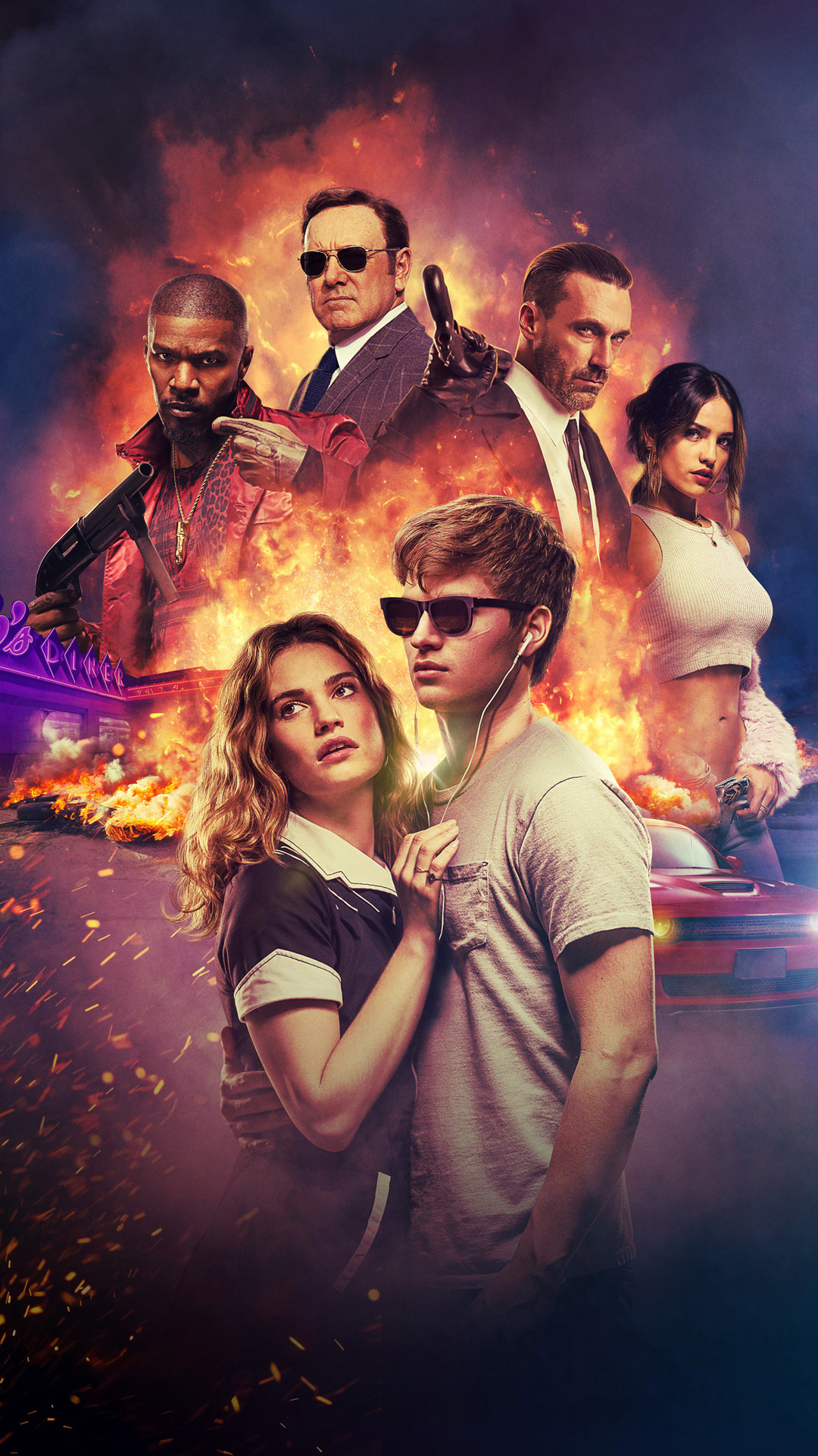 Baby Driver 4K, iPhone wallpapers, HD backgrounds, Stunning pictures, 1080x1920 Full HD Handy