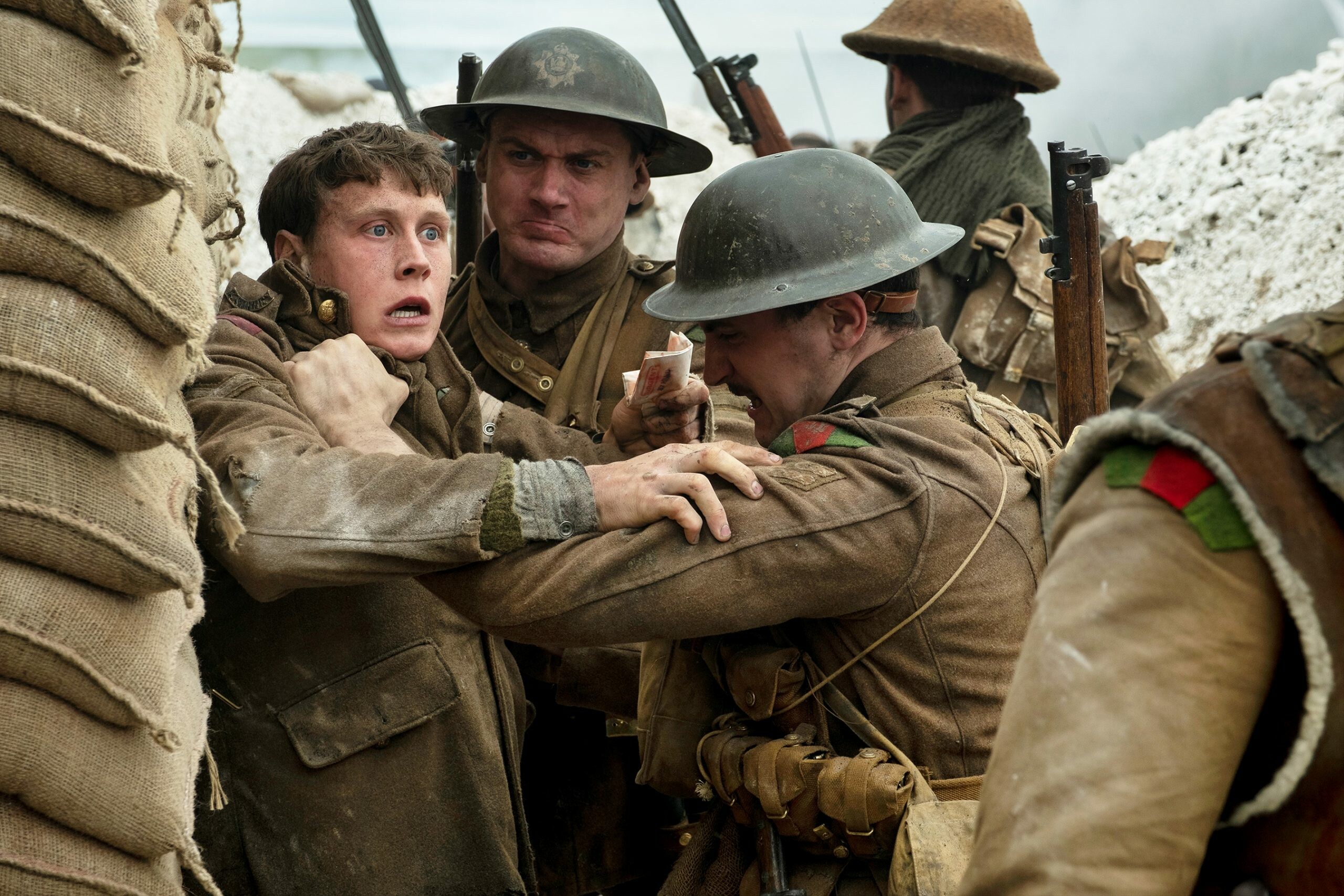 1917 (Movie): George MacKay as Lance Corporal William "Will" Schofield, Sam Mendes. 2560x1710 HD Wallpaper.