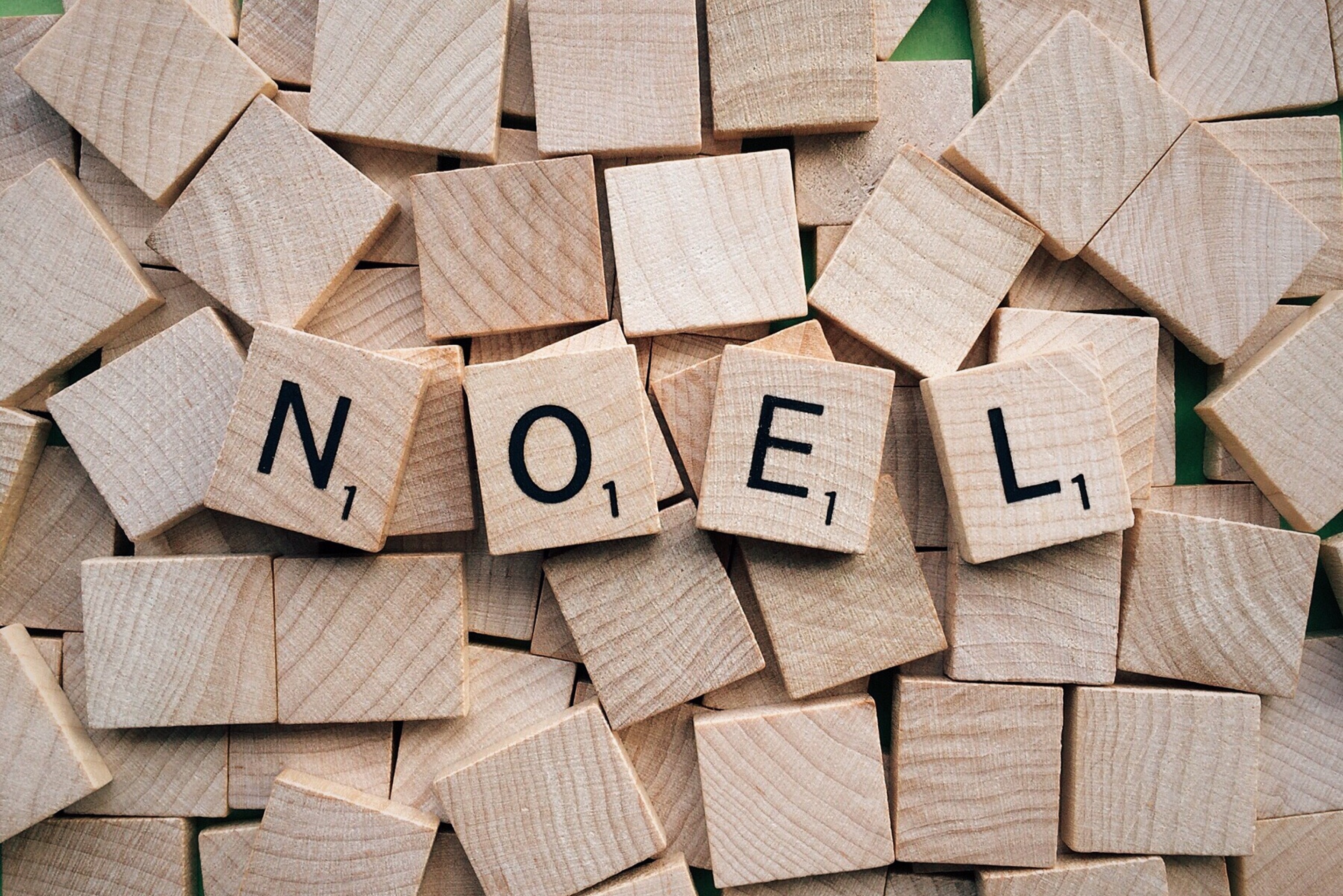 Scrabble: Wooden tiles that are used in the board game created by the American architect Alfred Mosher Butts, Noel. 3070x2050 HD Wallpaper.