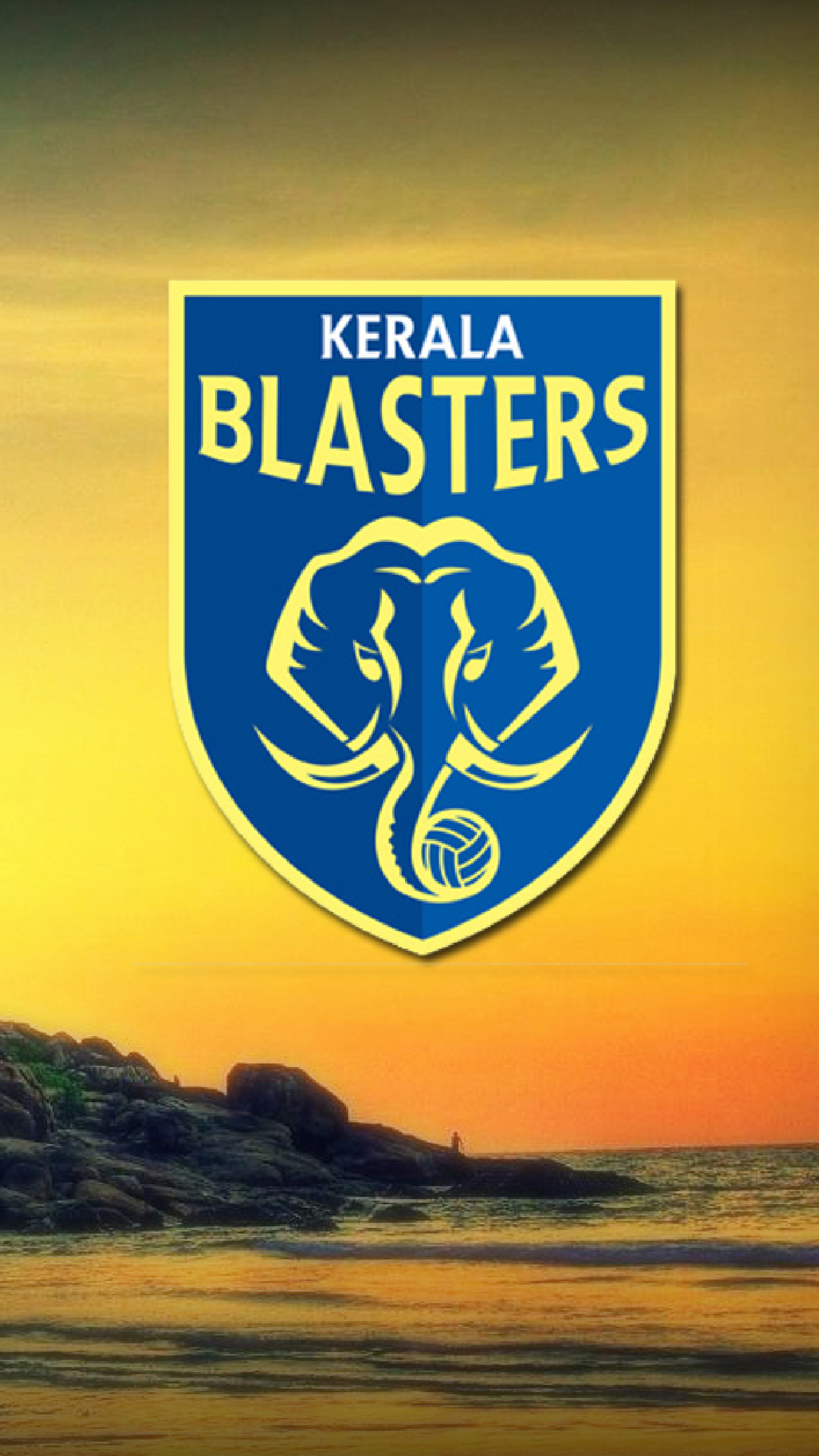 Kerala Blasters frenzy, Passionate football, Avid fanbase, Sporting spirit, 2160x3840 4K Phone