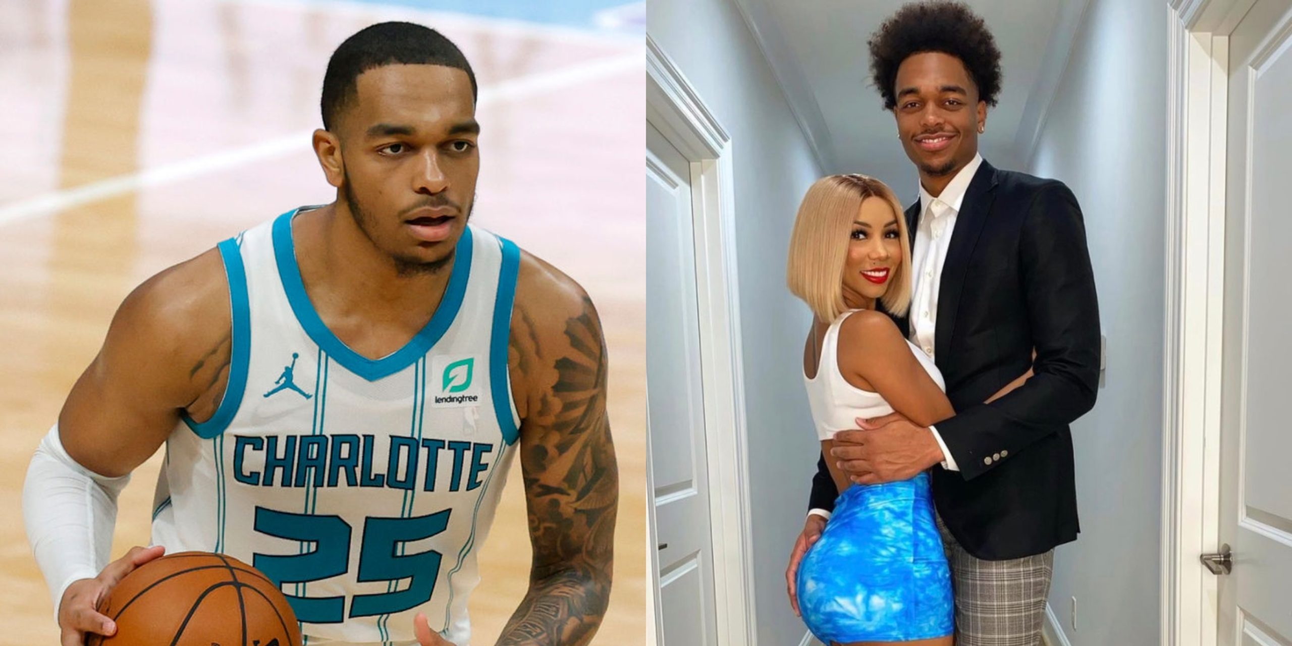 Brittany Renner accusations, P.J. Washington response, Personal tweets, Controversy, 2560x1280 Dual Screen Desktop