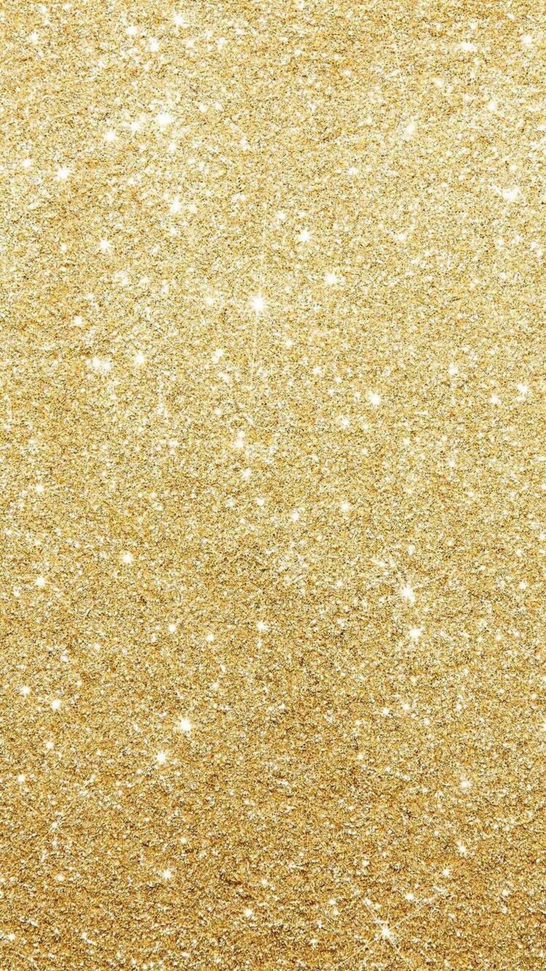Gold Glitter: Shiny sands made of precious, rare, and soft metal. 1080x1920 Full HD Wallpaper.
