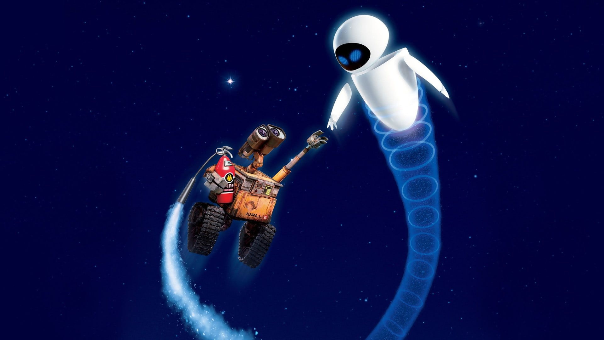 Wall-E HD wallpaper, Pixar's dystopian movie, Loveable robot adventure, Futuristic animation, 1920x1080 Full HD Desktop