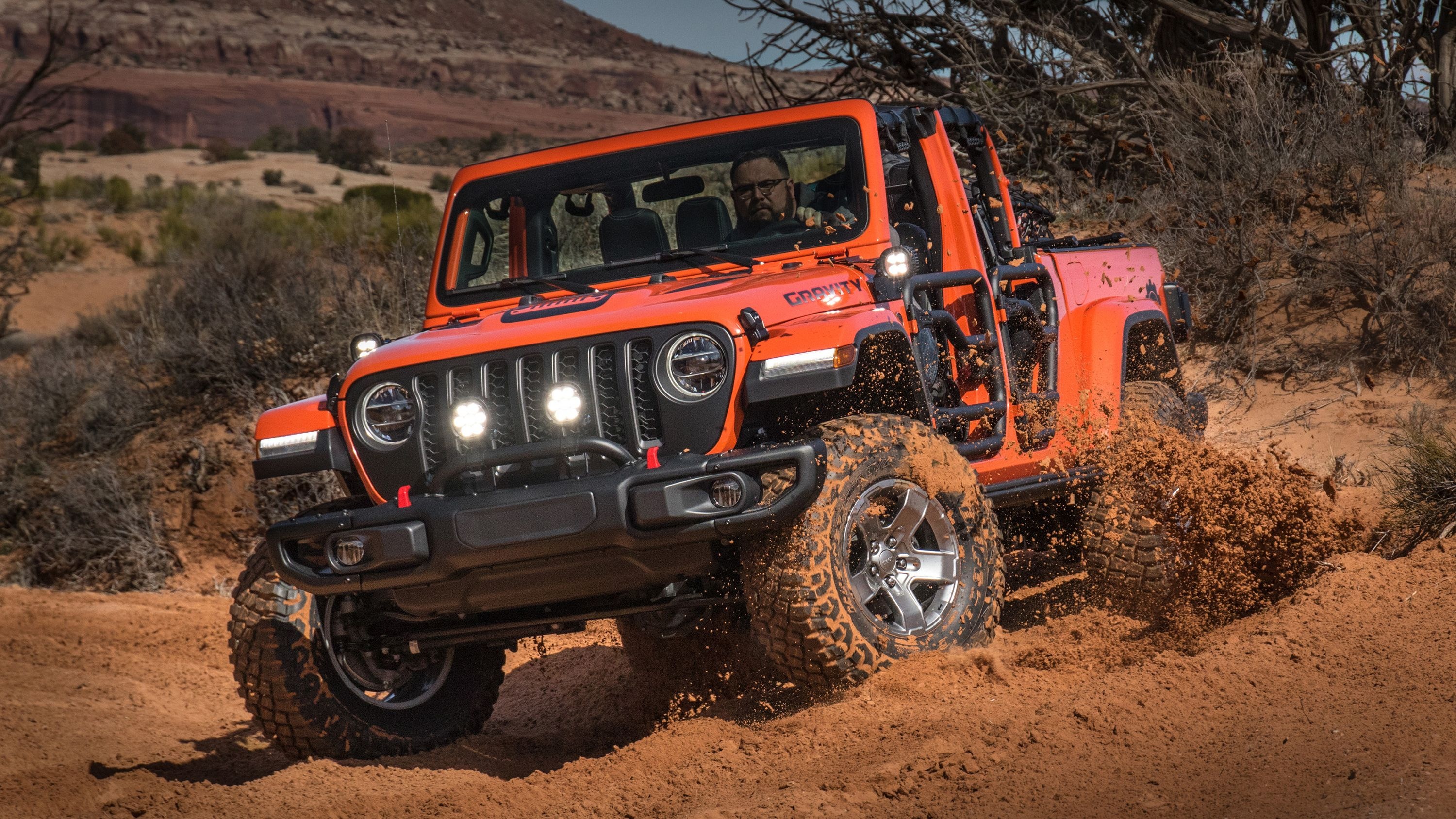 Jeep Gladiator, Off-road prowess, Adventure and exploration, Unstoppable force, 3000x1690 HD Desktop