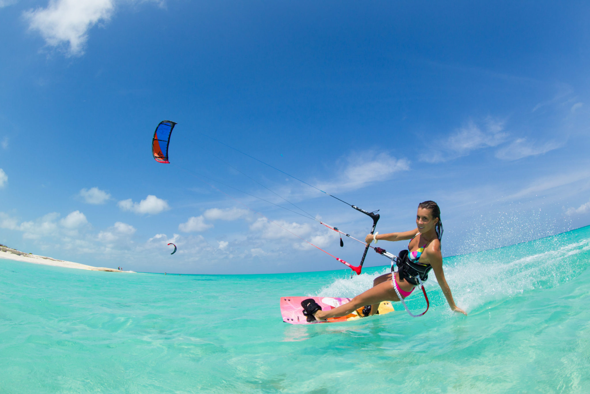 Kiteboarding: World Tour, A wind-dependent sport, Wave-riding, Tropical waters. 2050x1370 HD Wallpaper.