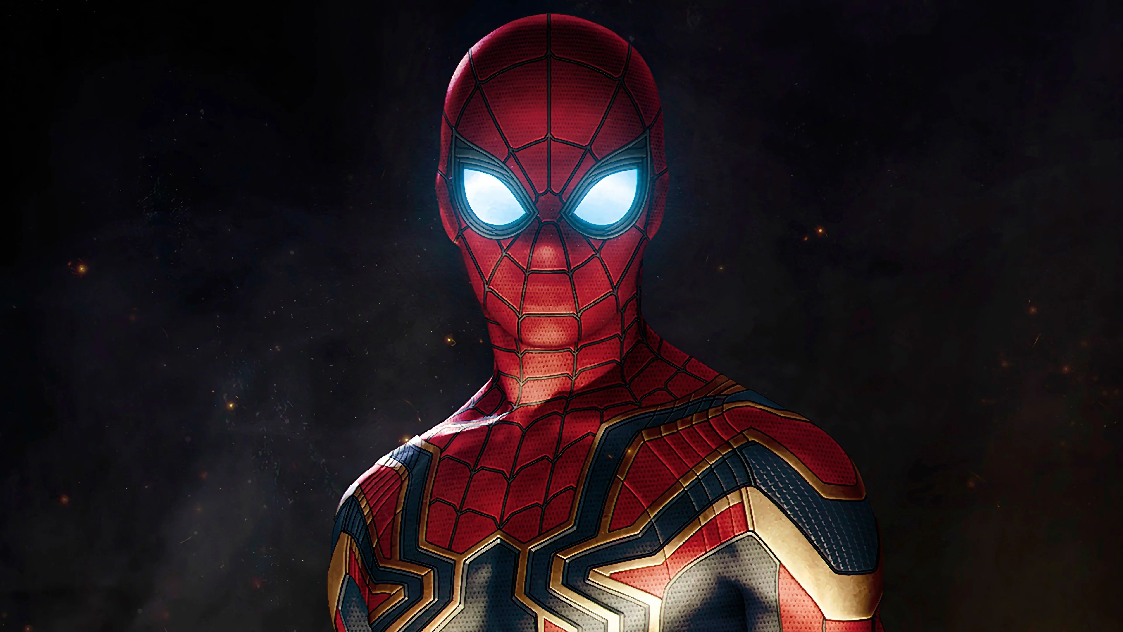 Spider-Man, Iron Spider suit, HD wallpapers, Background images, 3840x2160 4K Desktop