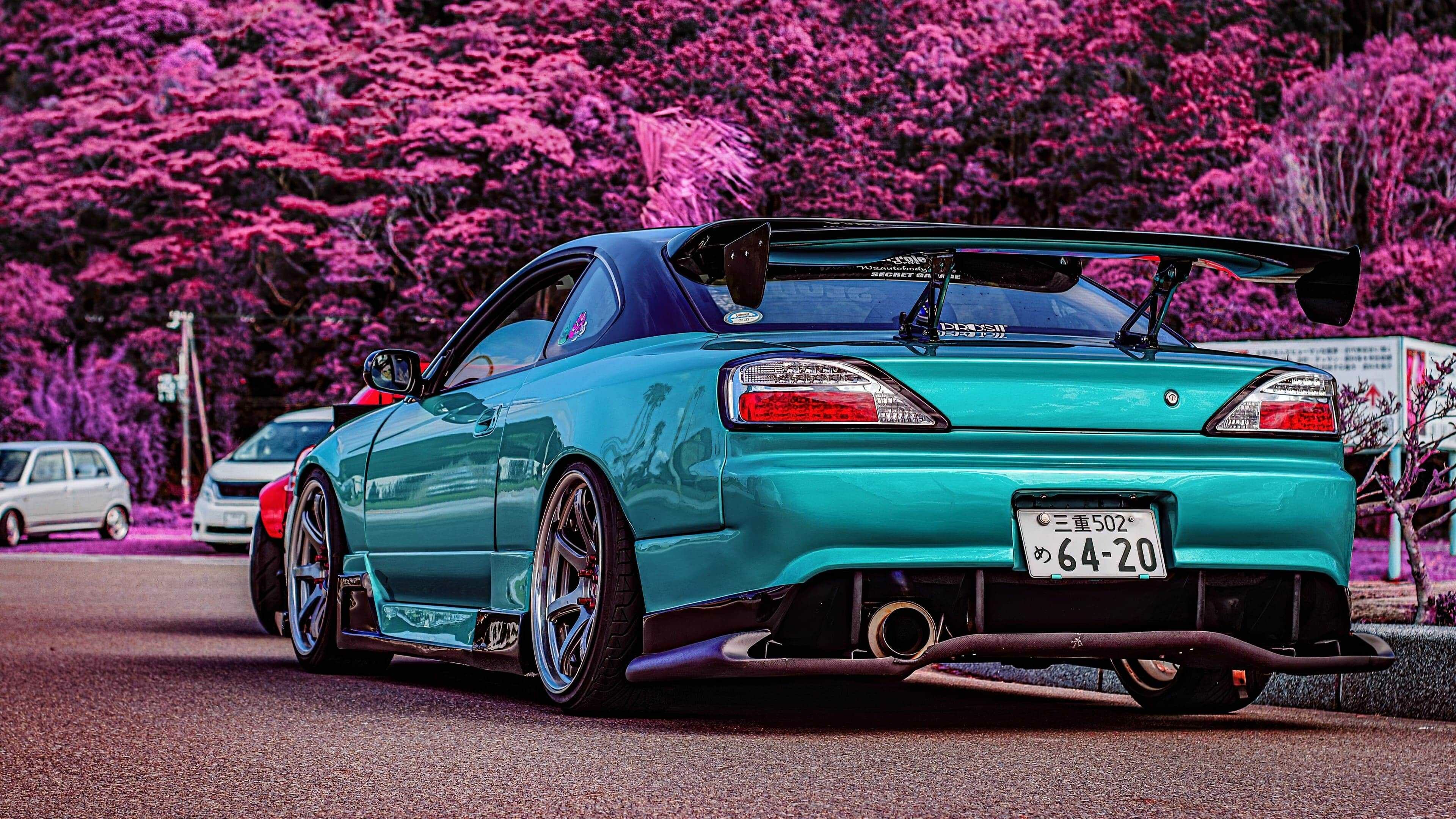 Nissan: Silvia, The series of small sports cars. 3840x2160 4K Background.