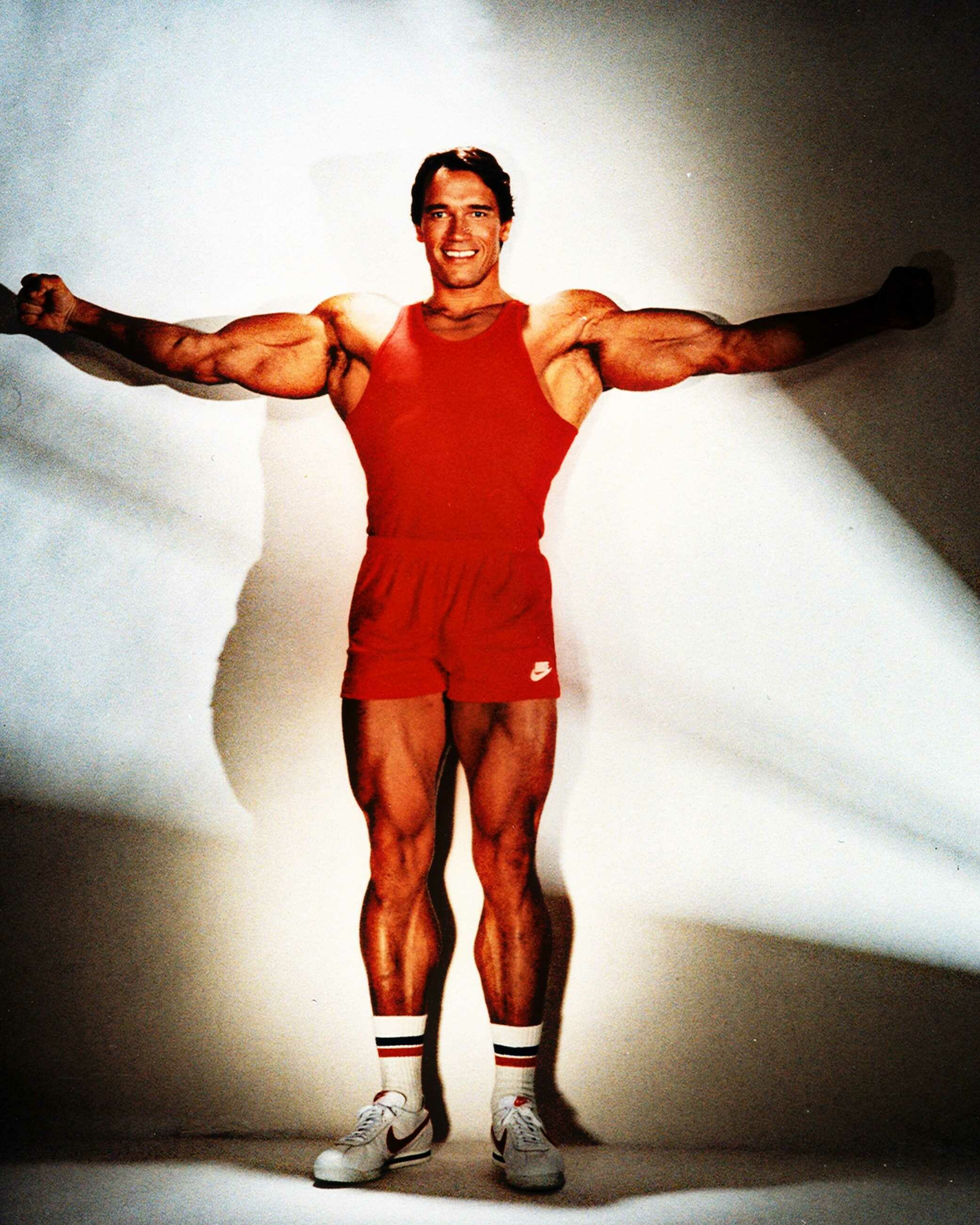 Arnold Schwarzenegger: Austrian bodybuilder, won the Mr. Olympia title seven times. 2090x2610 HD Background.