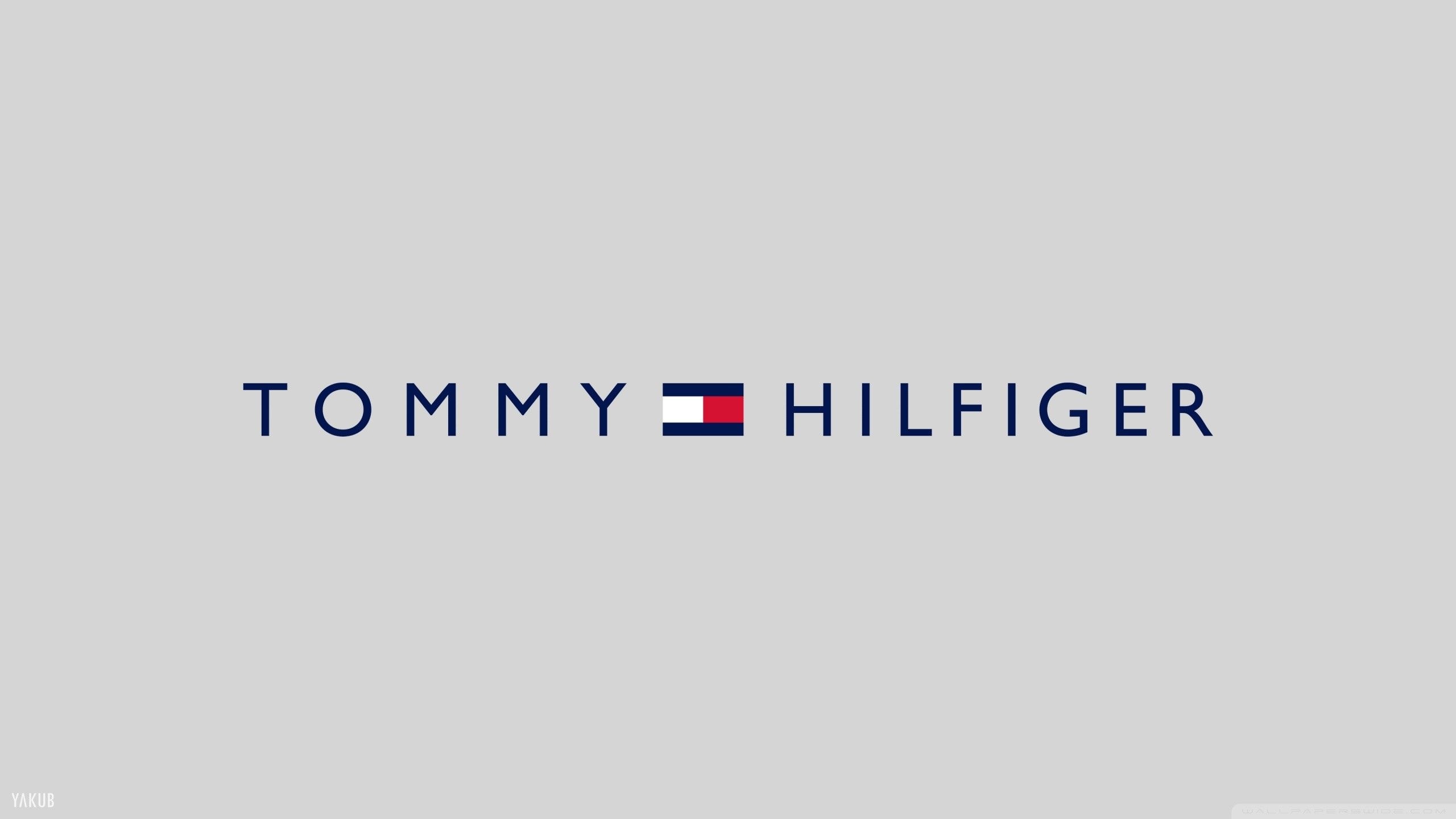 Tommy Hilfiger: The brand renowned for its preppy and classic American cool aesthetic, Logo. 2560x1440 HD Background.