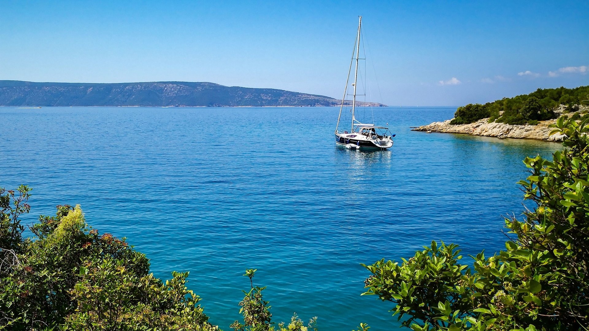 Dalmatian Islands, Croatia, Island of Cres, Wallpaper, 1920x1080 Full HD Desktop