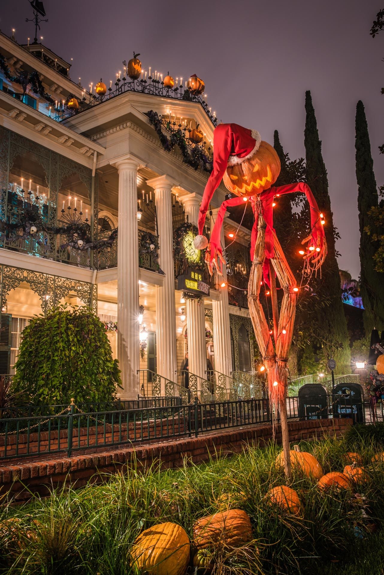 Haunted Mansion, Disneyland Resort, Christmas, Halloween, 1290x1920 HD Phone