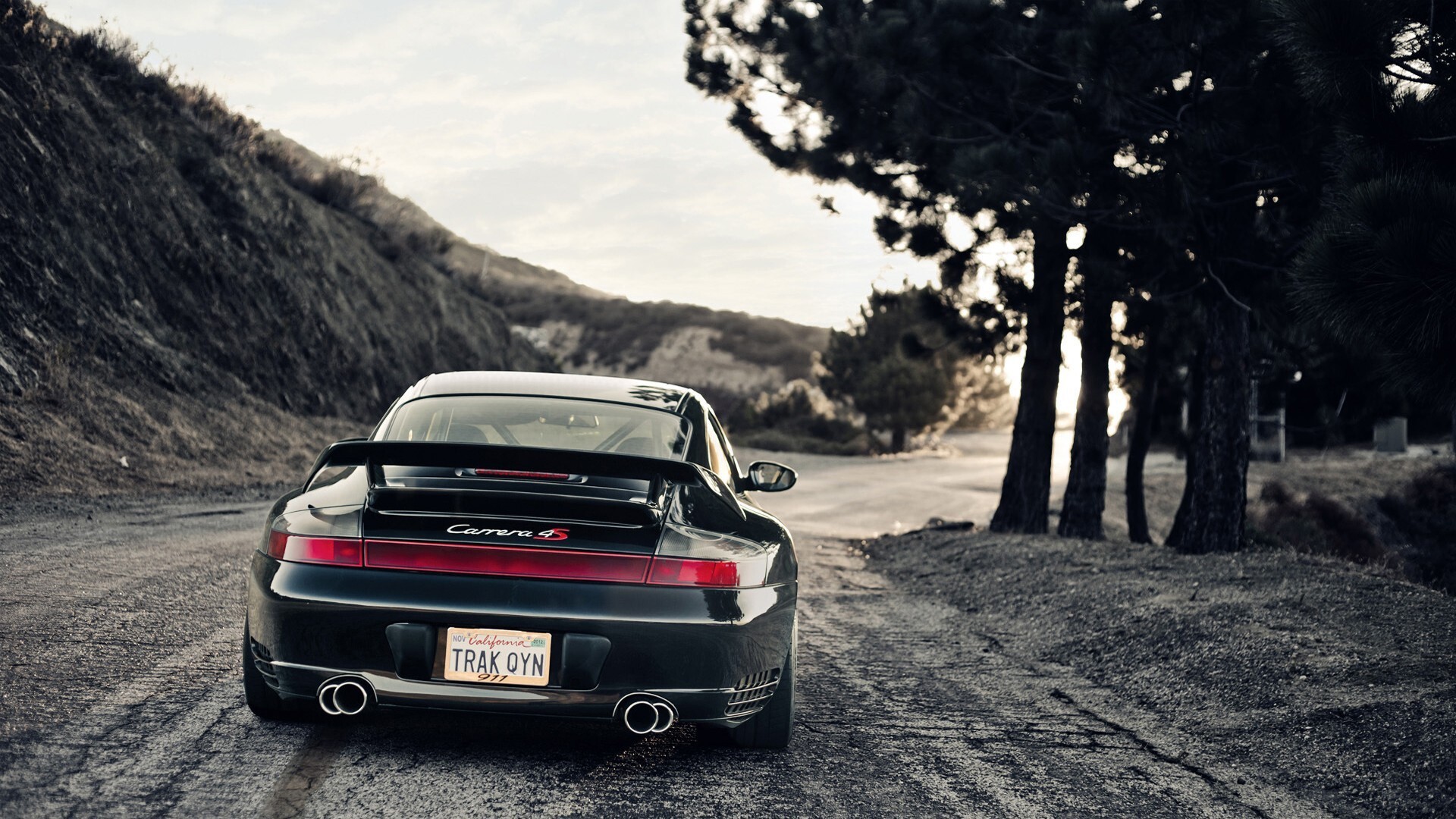 Porsche 911: Carrera 4S, The 997 GT2 has a twin-turbocharged 3.6-litre flat-6 engine. 1920x1080 Full HD Background.