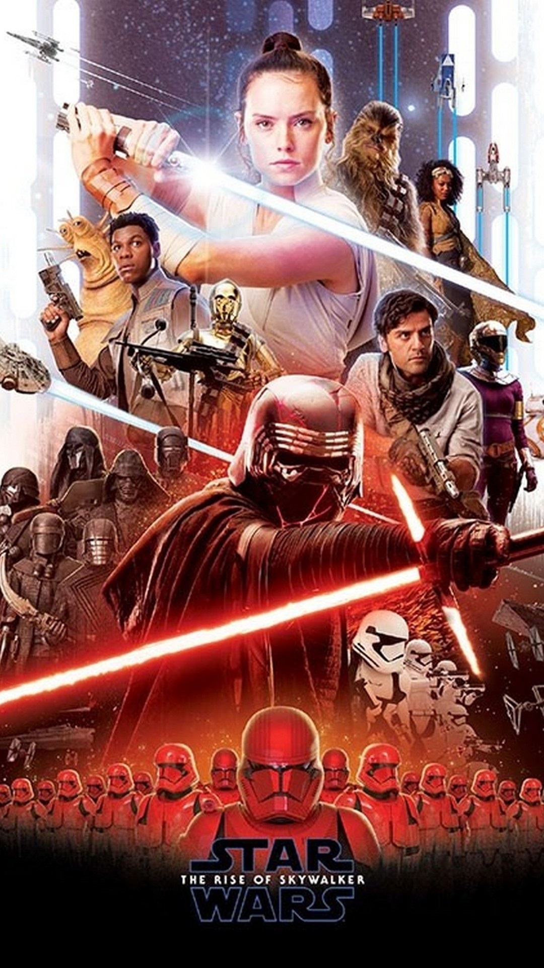 Movie Poster, Star Wars, The Rise Of Skywalker,, 1080x1920 Full HD Phone