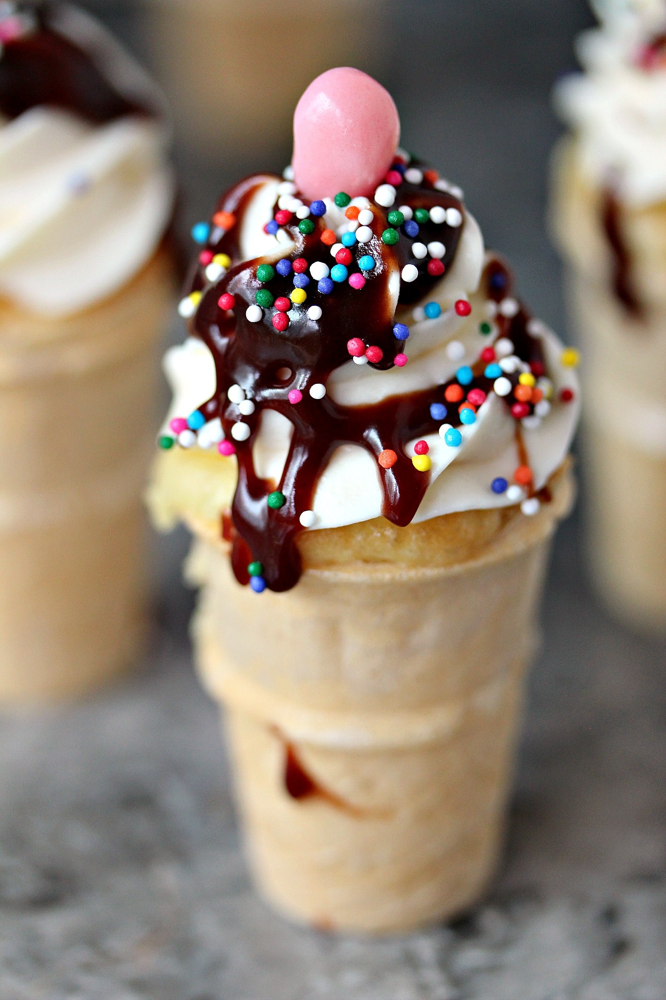 Ice Cream Cone, Mini ice cream cone cupcakes, Bite-sized, Sweet delight, 1360x2040 HD Phone