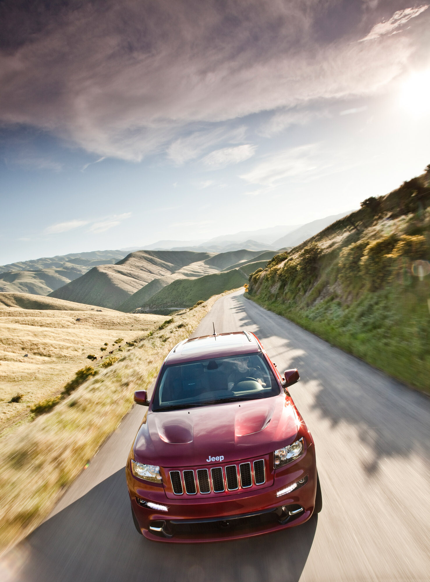 Jeep Grand Cherokee: A sport utility vehicle, American automobile brand, Owned by multinational corporation Stellantis. 1480x2000 HD Background.