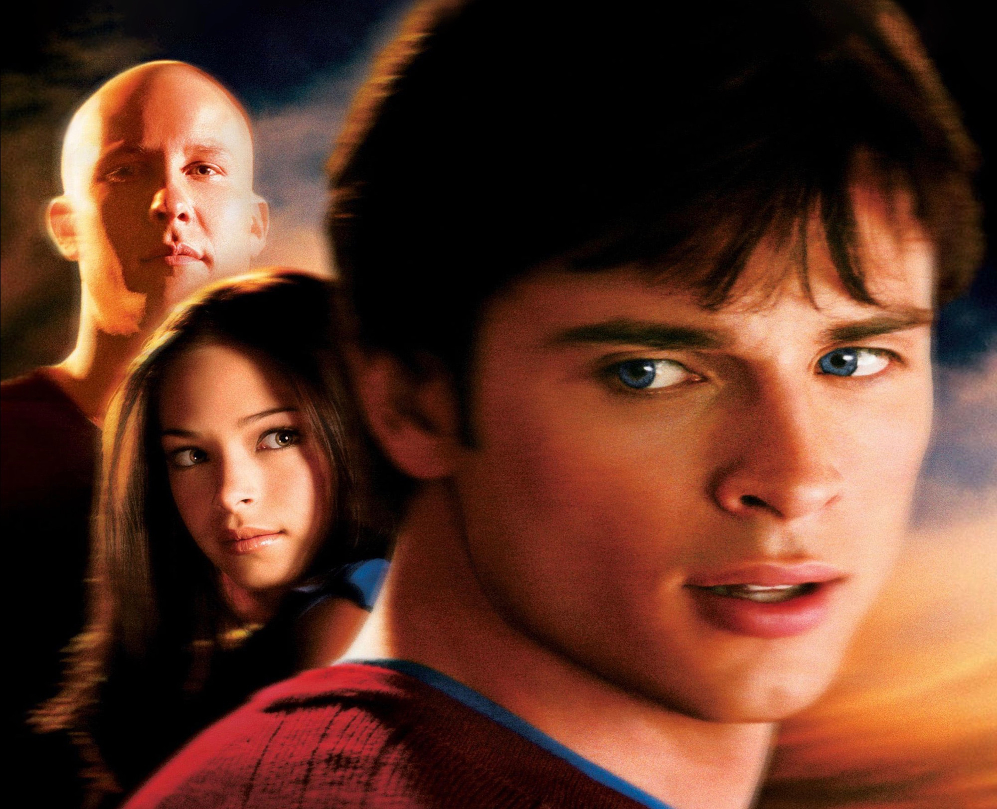 Smallville (TV Series): Lex Luther, Lana Lang, Clark Kent, Fictional characters, The WB/CW television series. 2000x1630 HD Background.