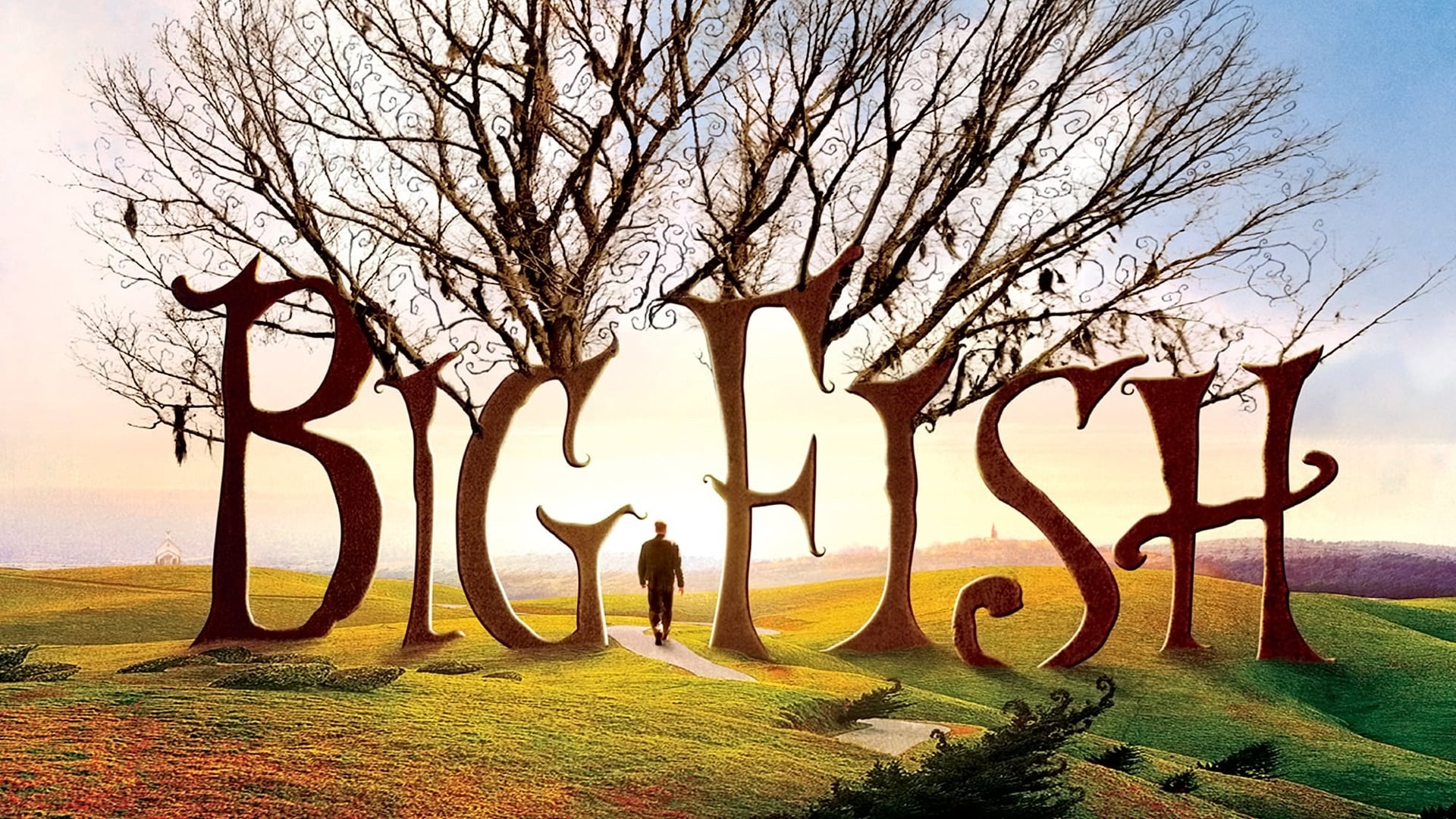 Big Fish (Movie): The film grossed $122.9 million against a $70 million budget. 1920x1080 Full HD Background.