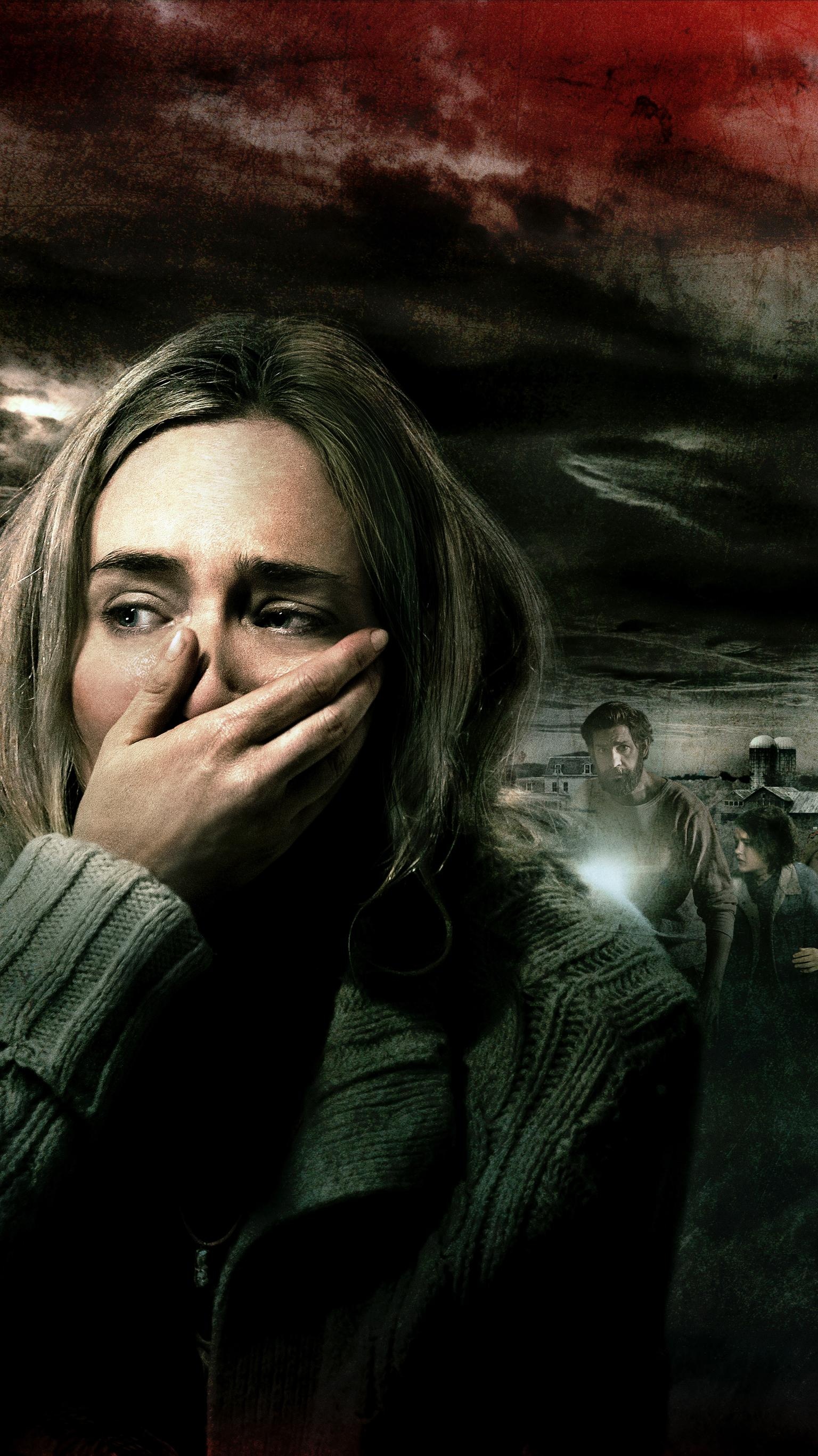 A Quiet Place, Thrilling silence, Intense drama, Haunting visuals, 1540x2740 HD Phone