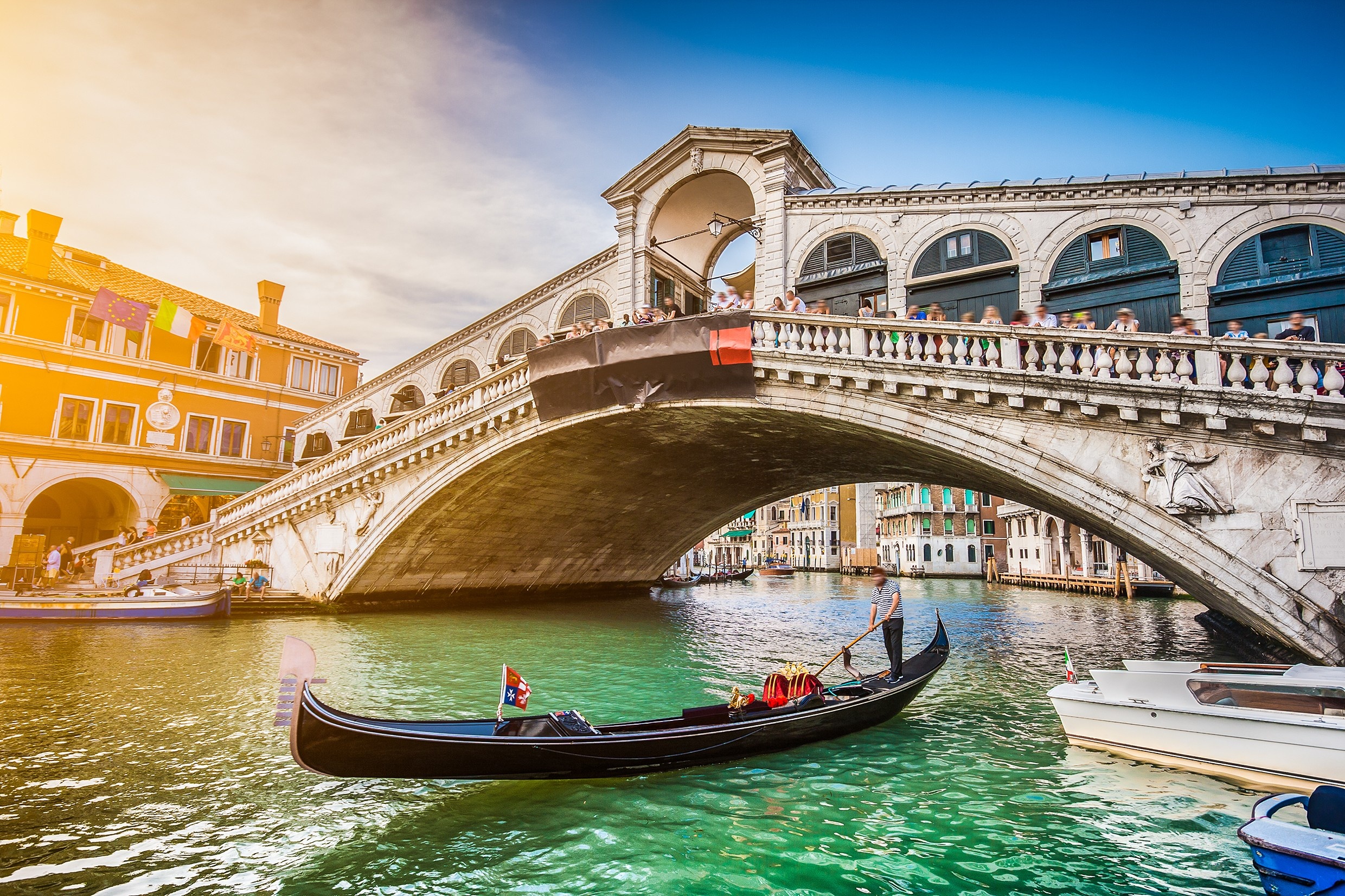 Ikonische Rialto-Brücke in Venedig, 2480x1660 HD Desktop