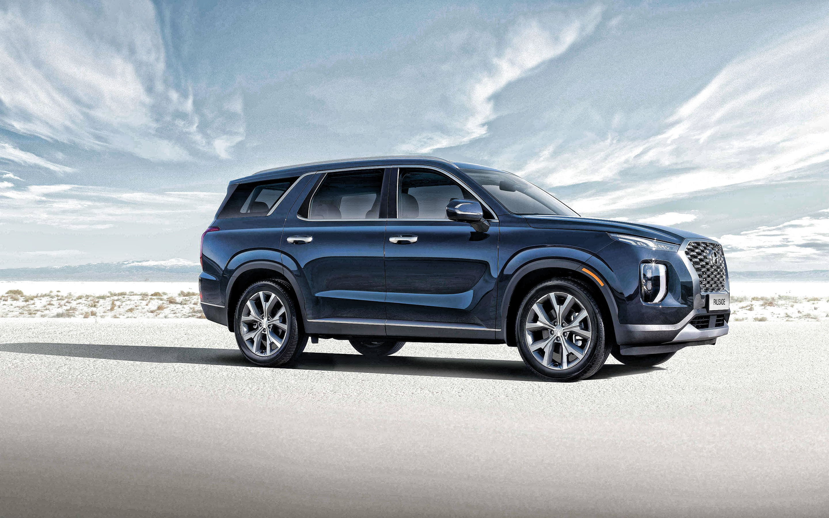 Hyundai Palisade, Luxury SUV, New blue model, High quality pictures, 2880x1800 HD Desktop
