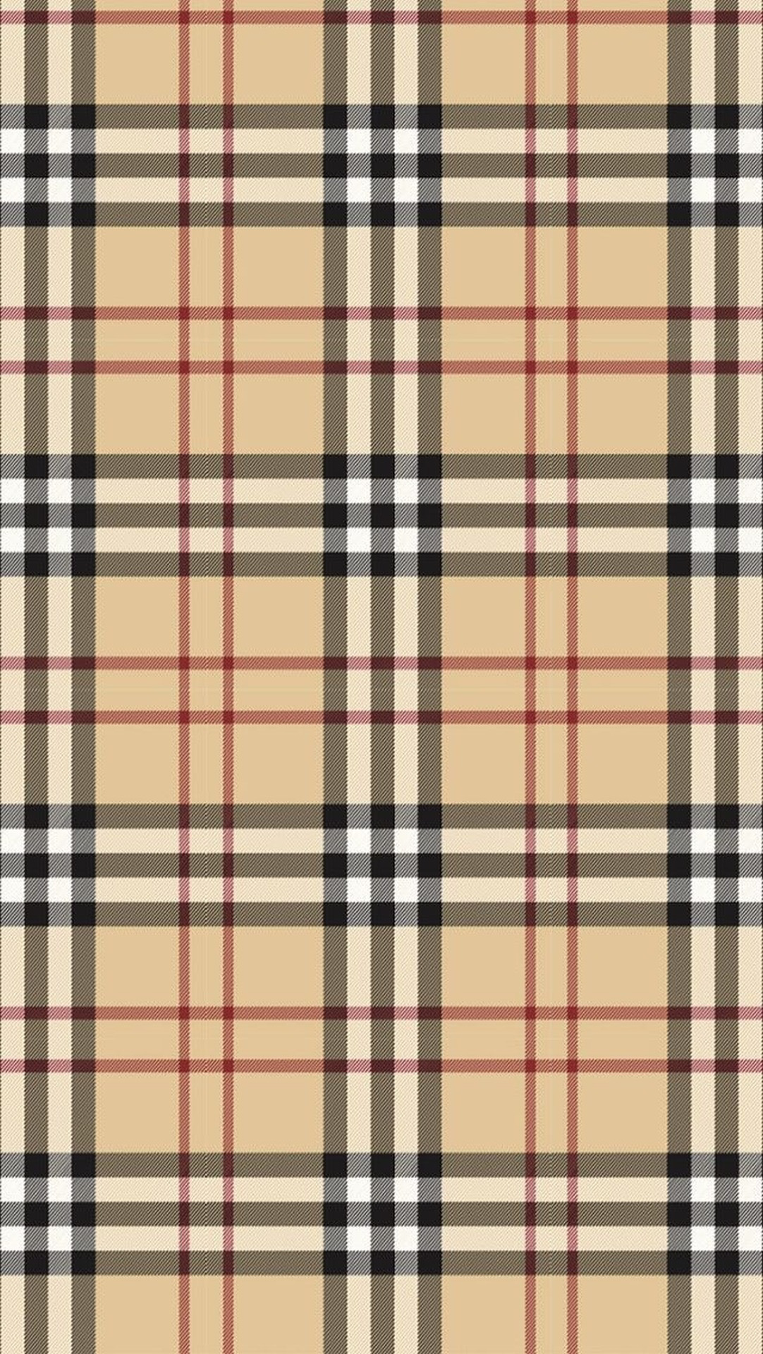 Burberry: Check first used for raincoats in the 1920s, The unmistakable Burberry's signature. 1090x1920 HD Background.