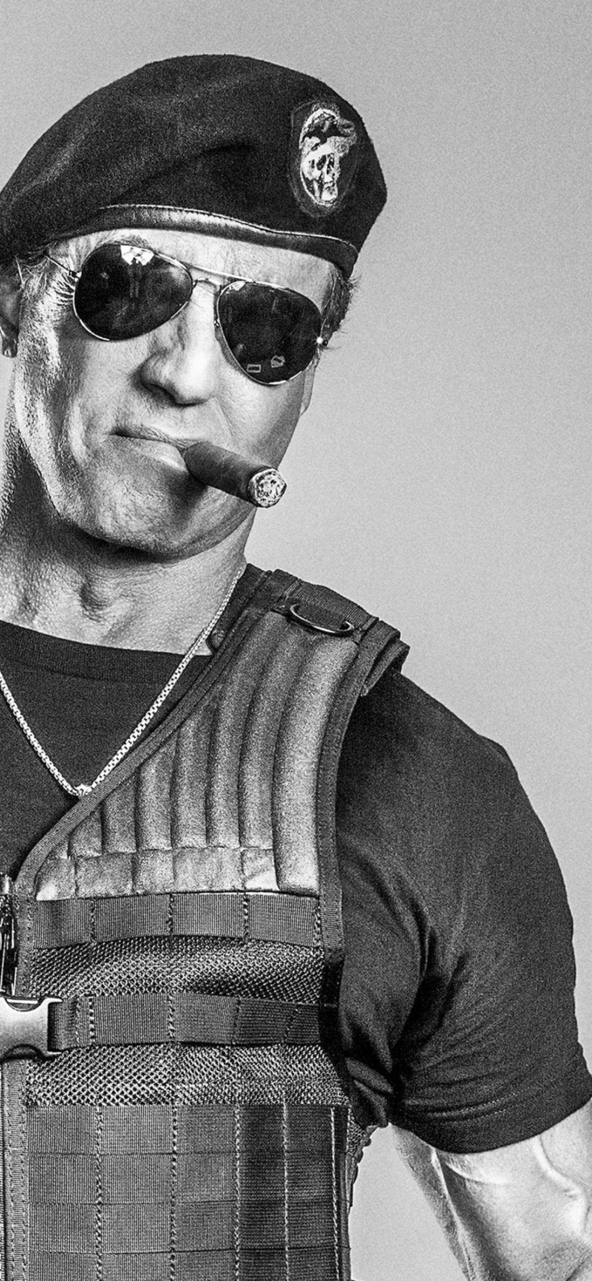 Sylvester Stallone in The Expendables, Wallpaper for iPhone 11, Hollywood action, Iconic character, 1170x2540 HD Phone