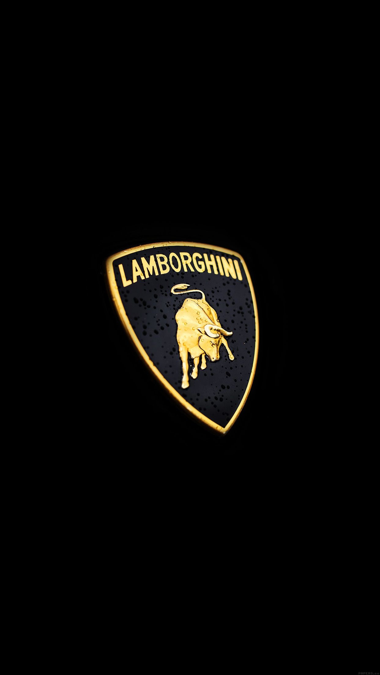 Lamborghini Logo, Minimal art, Macr design, HD wallpaper, 1250x2210 HD Phone