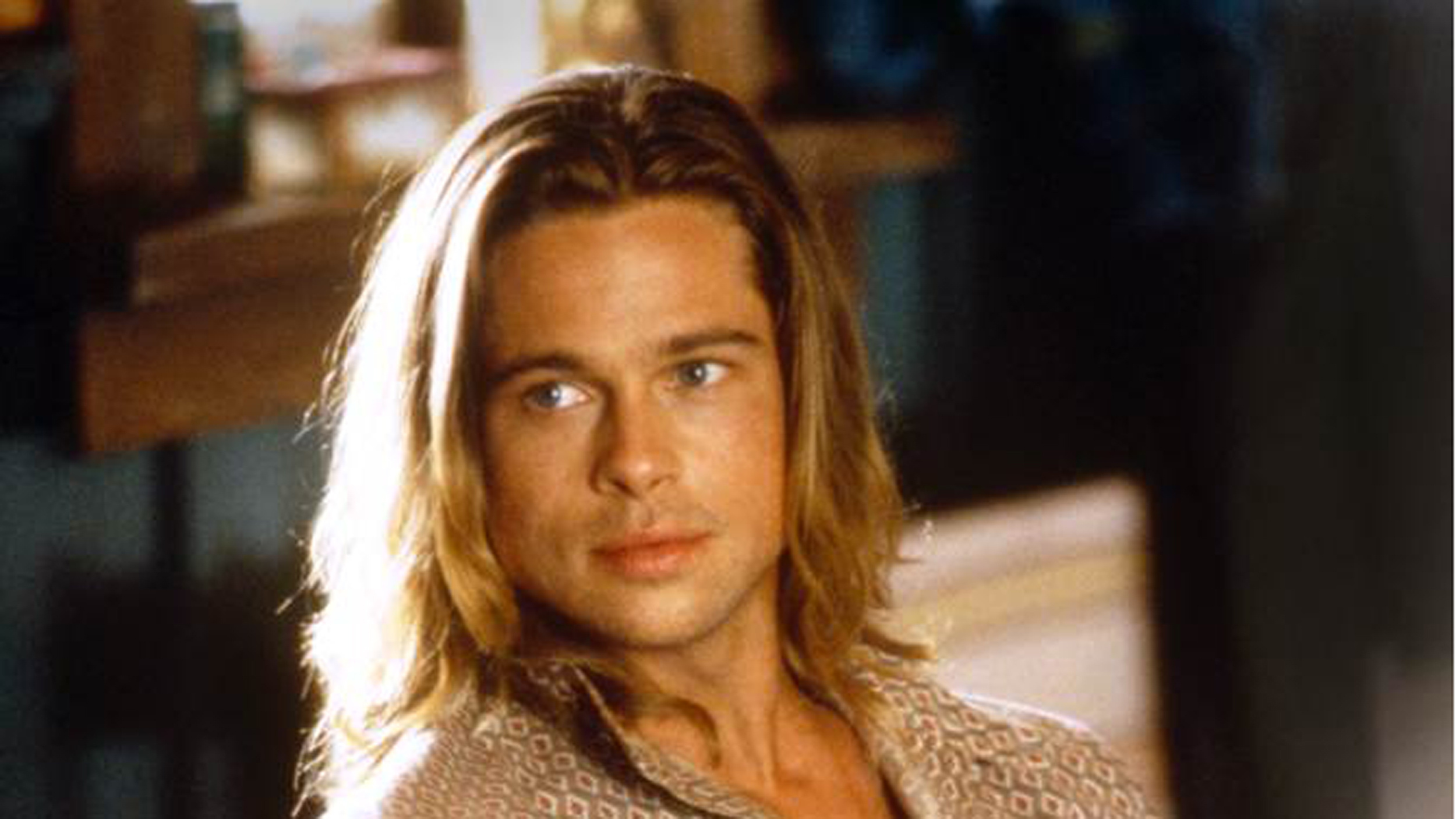 Brad Pitt, Iconic hair, Luscious locks, Hollywood heartthrob, 2500x1410 HD Desktop