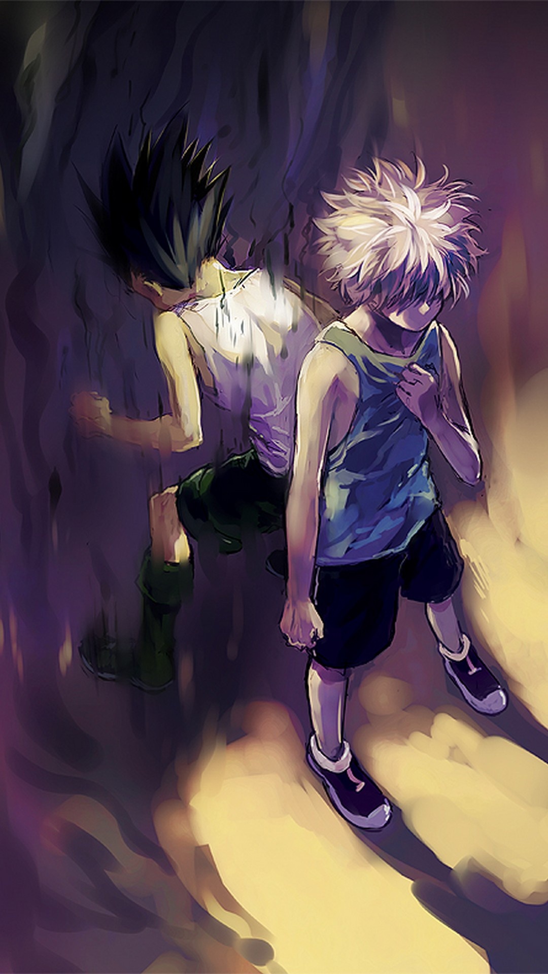Gon and Killua: A Rookie Hunter and the son of Ging Freecss, Junko Takeuchi, Mariya Ise. 1080x1920 Full HD Background.