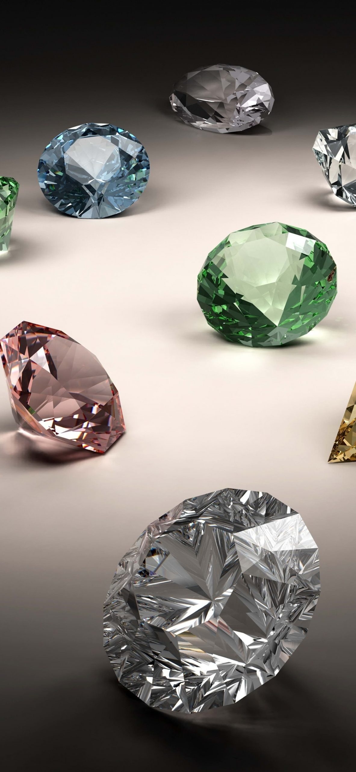 Diamond Other, Dazzling diamond, Brilliant sparkle, Elegant adornment, 1190x2560 HD Handy