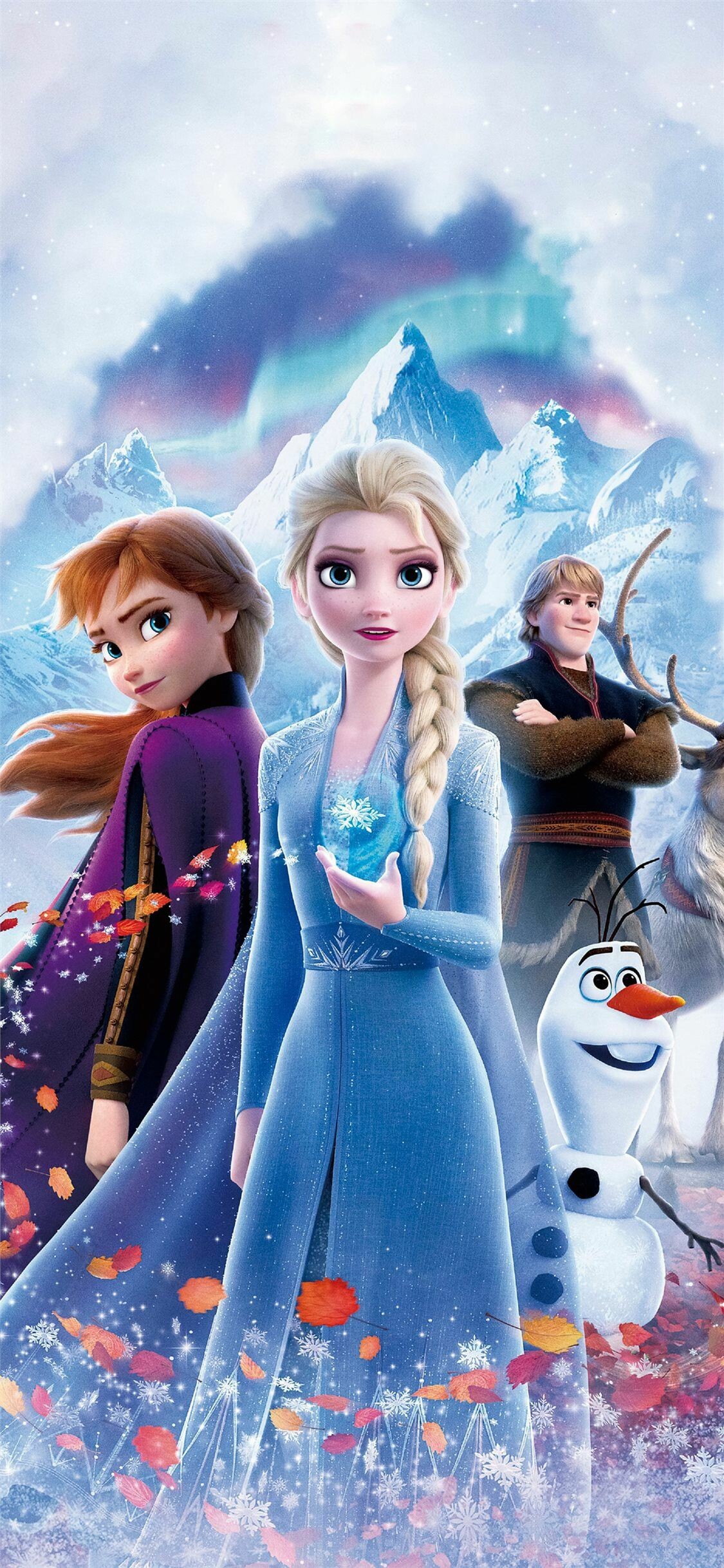 Frozen: The story centers fearless optimist but also naive Princess Anna, who embarks on a perilous journey to save her kingdom from a curse conjured by her older sister, Queen Elsa. 1130x2440 HD Wallpaper.