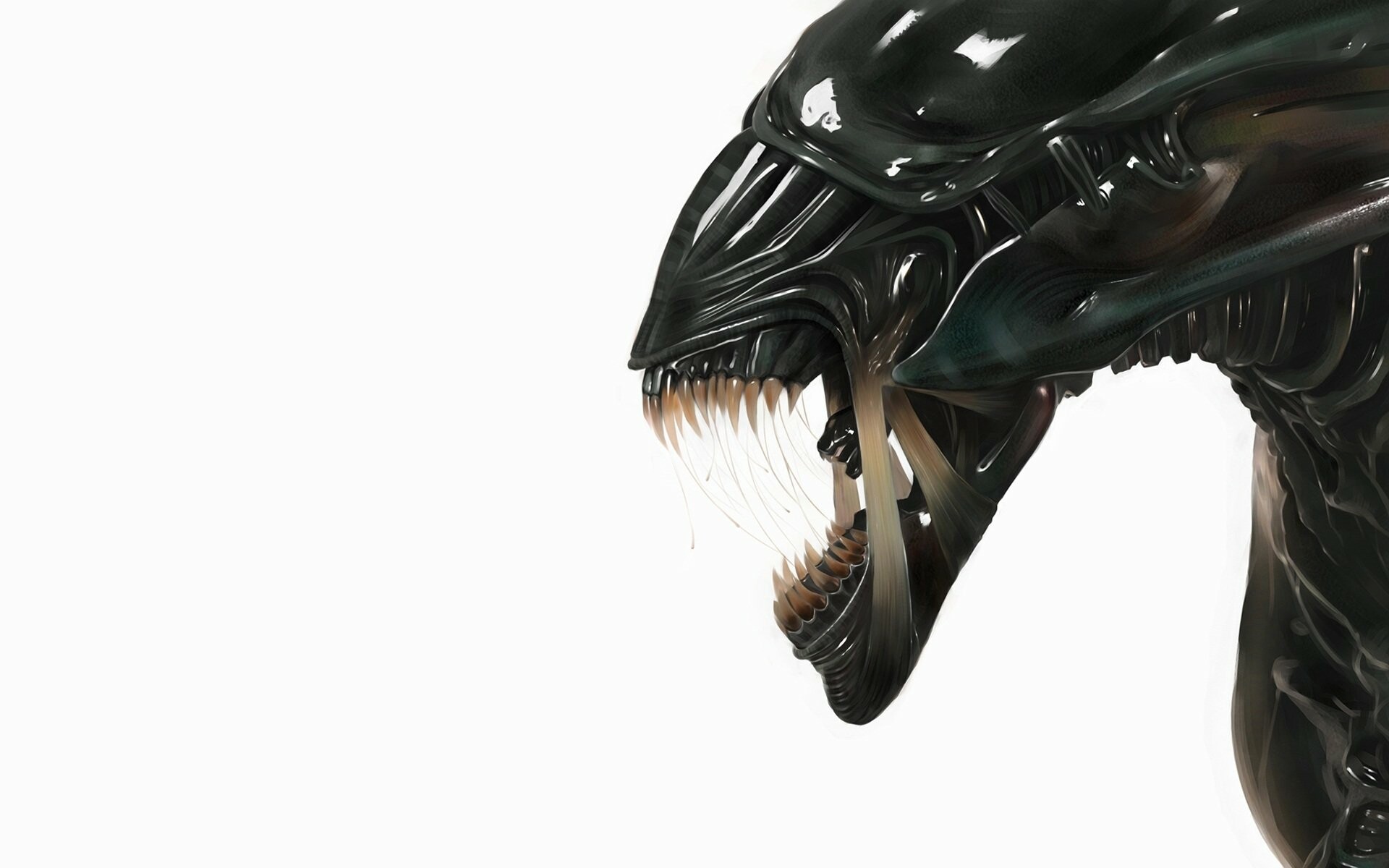 Alien (Movie): A series of films about battles with an extraterrestrial life form commonly referred to as a Xenomorph. 1920x1200 HD Background.