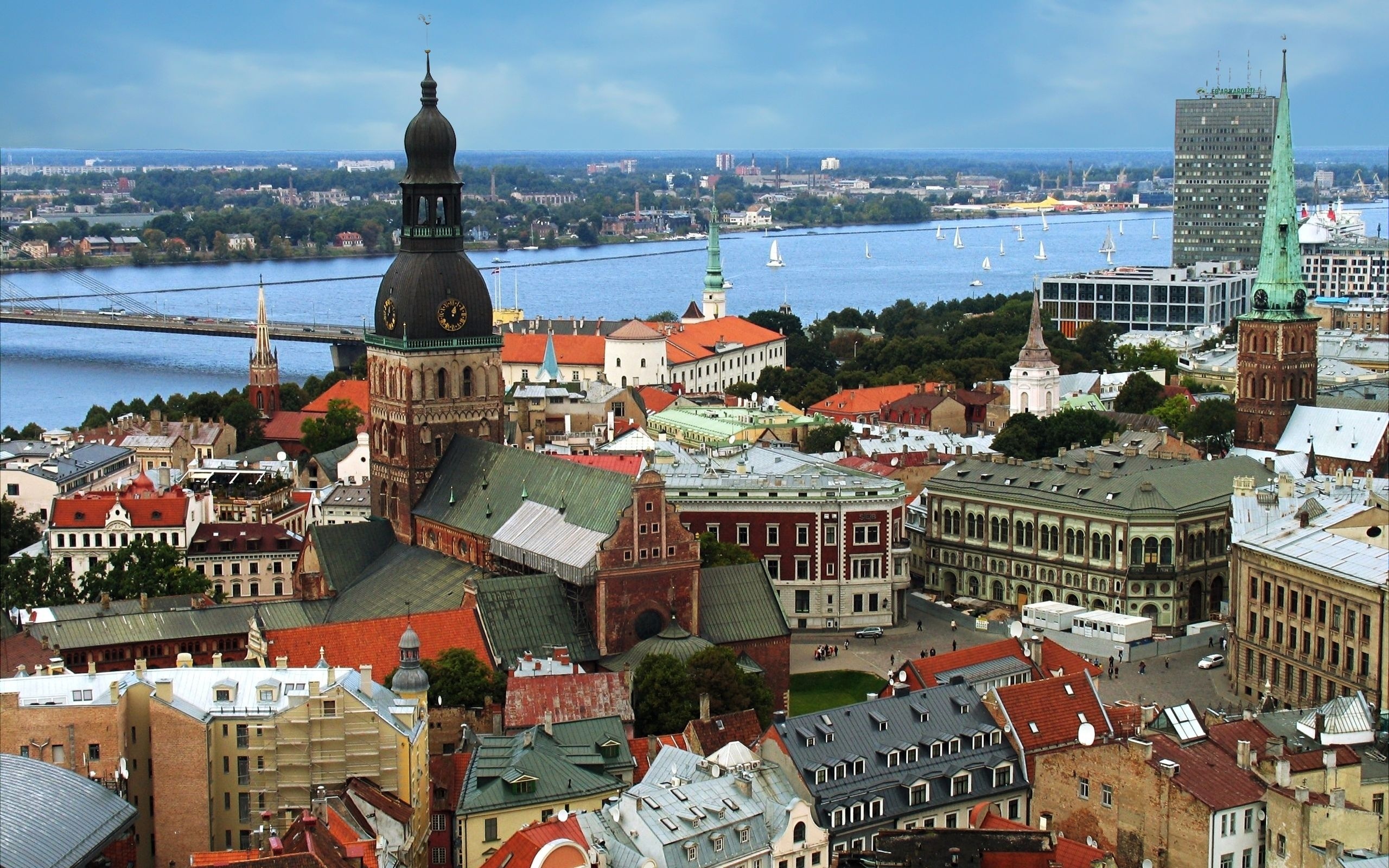 Riga, Town HD wallpaper, Background image, Riga Latvia, 2560x1600 HD Desktop